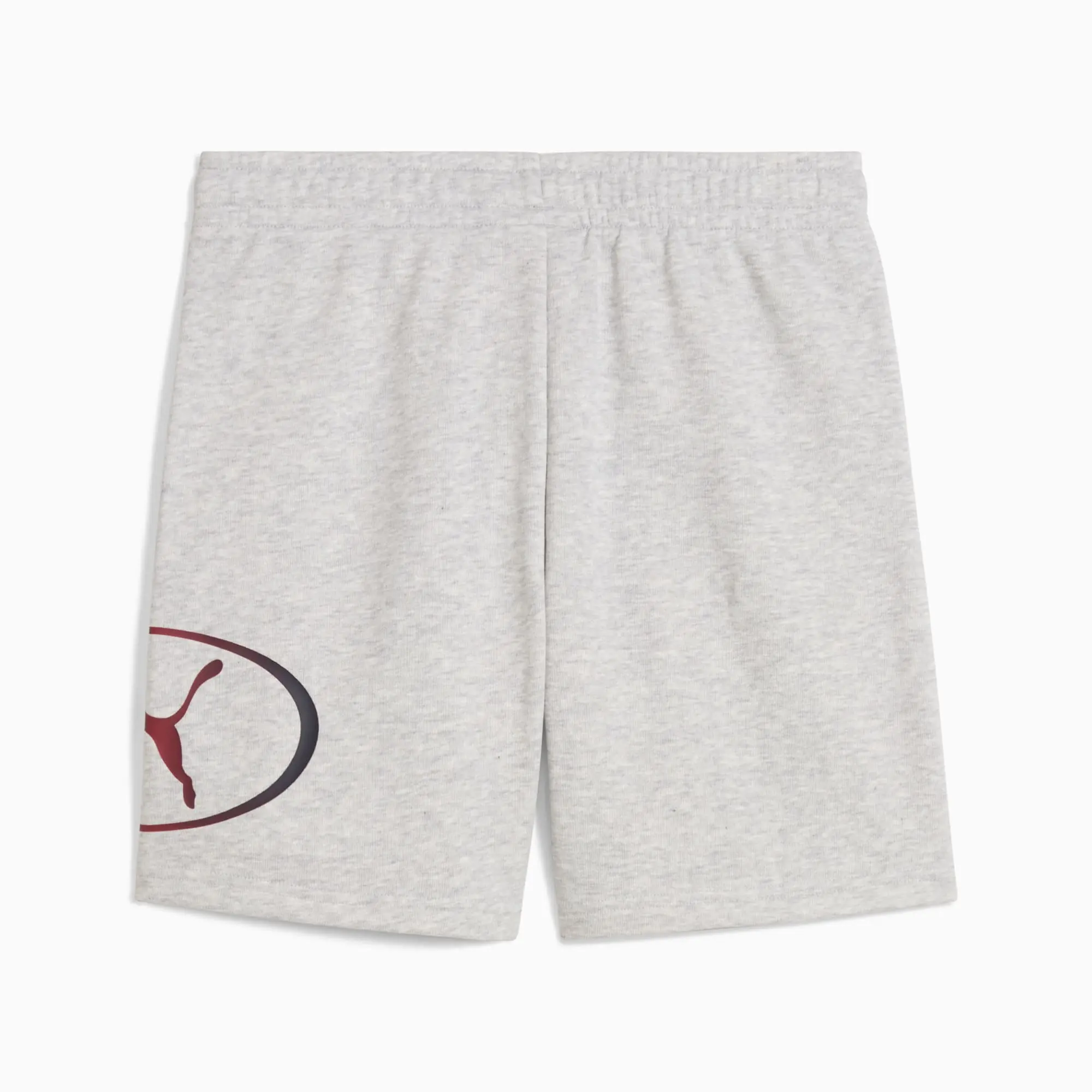 PUMA Sport Graphic Shorts Youth, Light Grey Heather, size 11-12 Youth