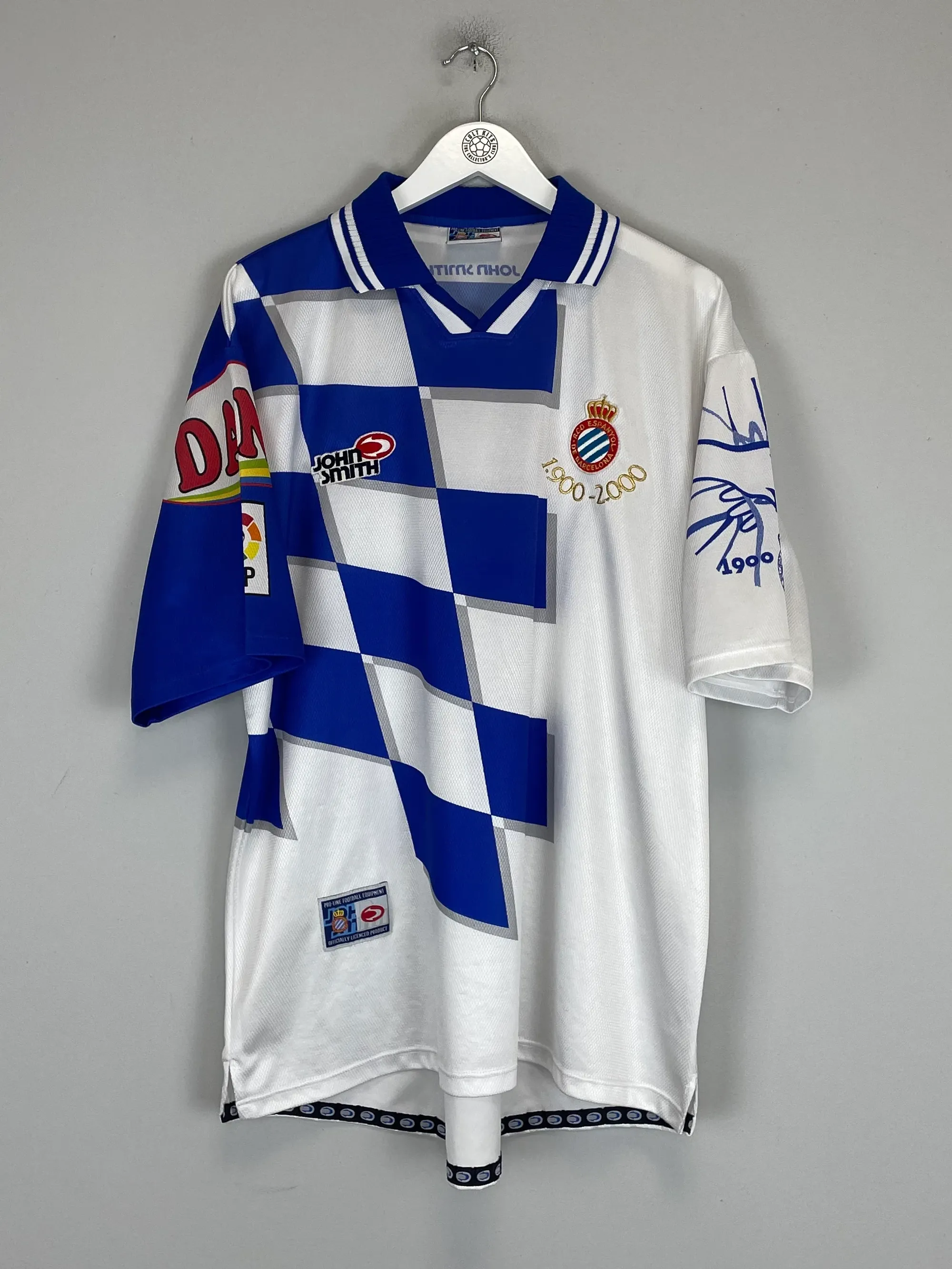 1999/00 ESPANYOL *CENTENARY* HOME SHIRT (XXL) JOHN SMITH | CULT KITS