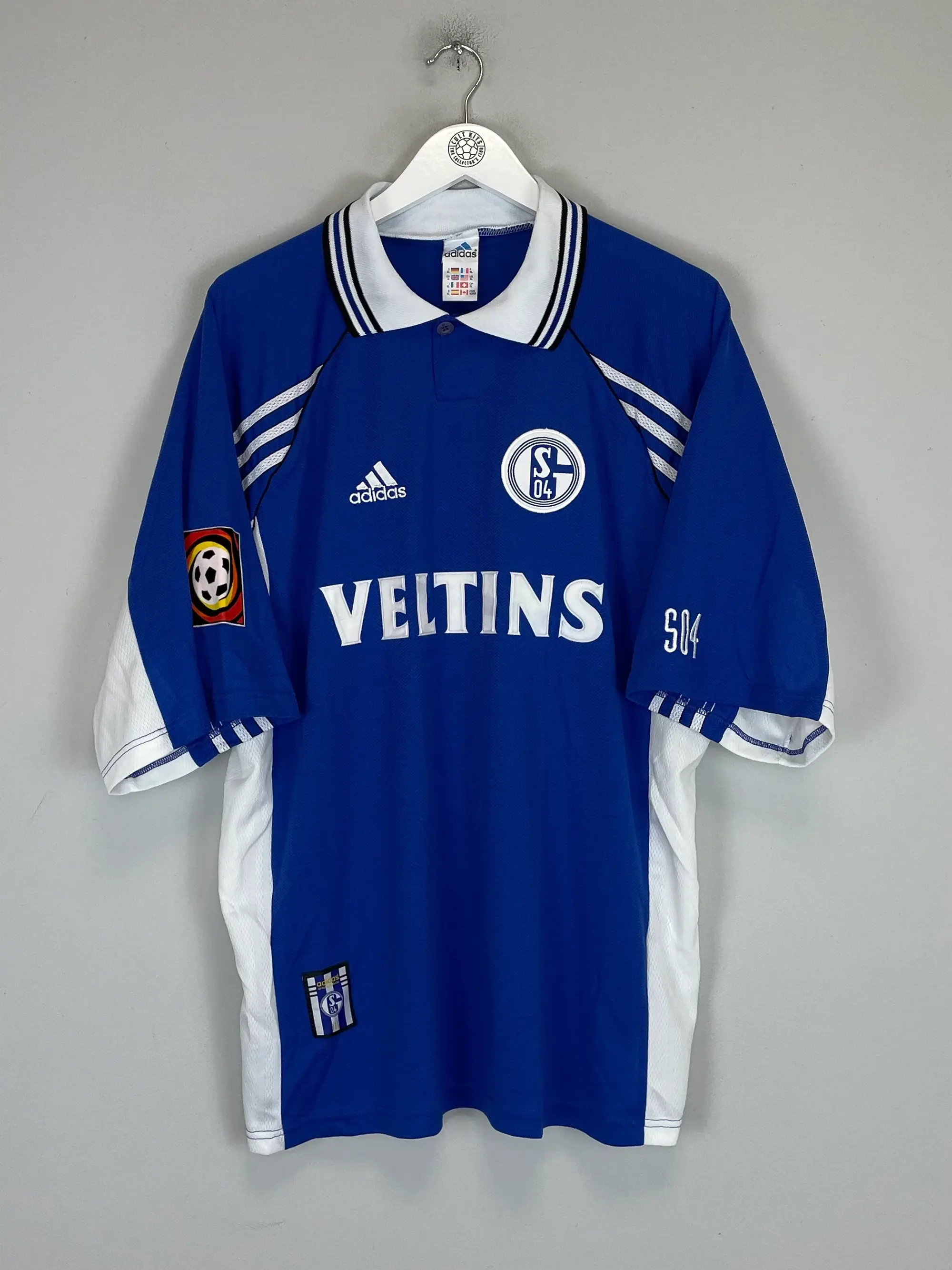 1998/99 SCHALKE THON #10 MATCH ISSUE* HOME SHIRT (XL) ADIDAS | CULT KITS