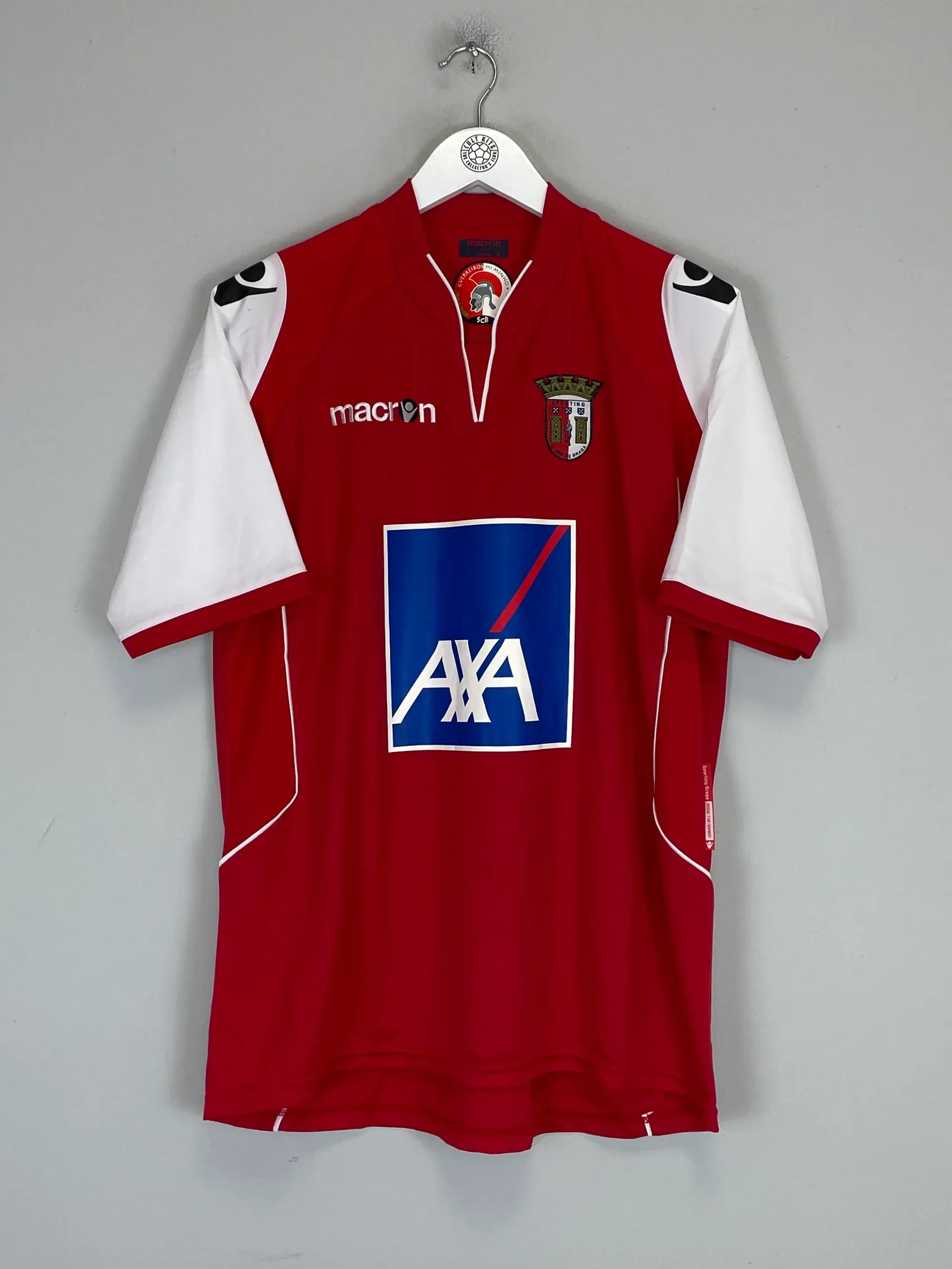 2010/11 SC BRAGA HOME SHIRT (L) MACRON | CULT KITS