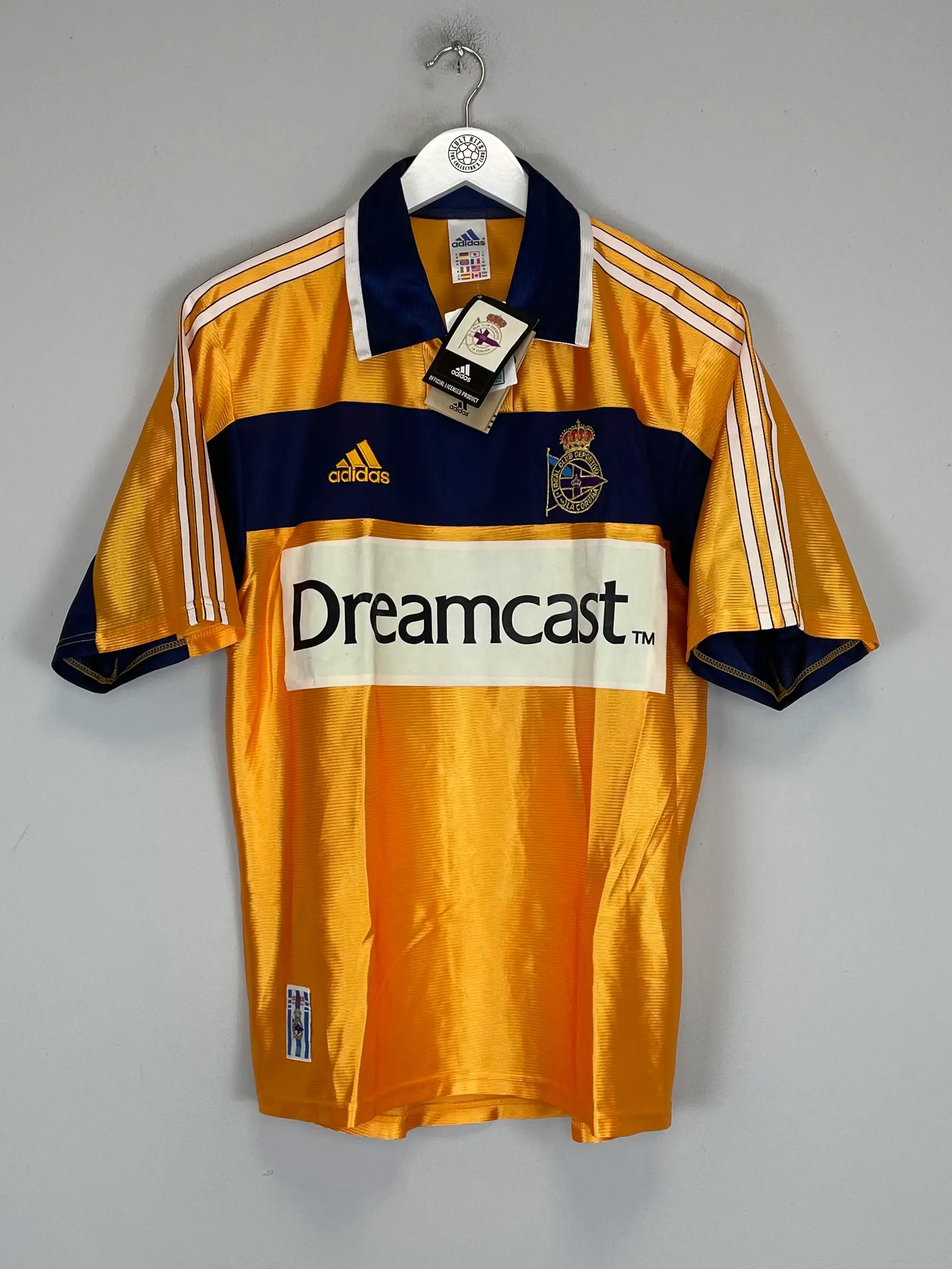 2000/01 DEPORTIVO LA CORUNA *BNWT* AWAY SHIRT (M) ADIDAS | CULT KITS