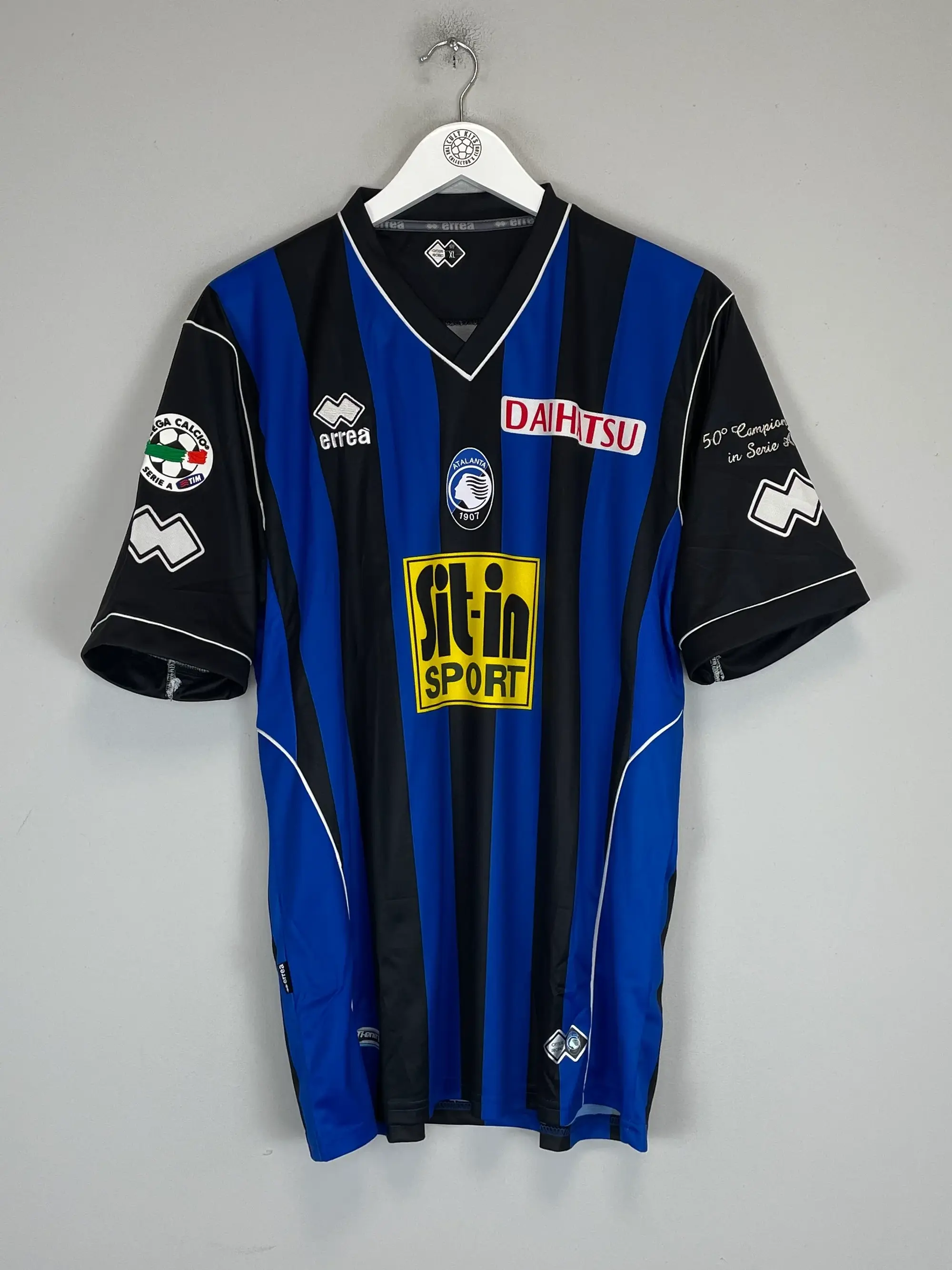 2009/10 ATALANTA *MINT* HOME SHIRT (XL) ERREA | CULT KITS