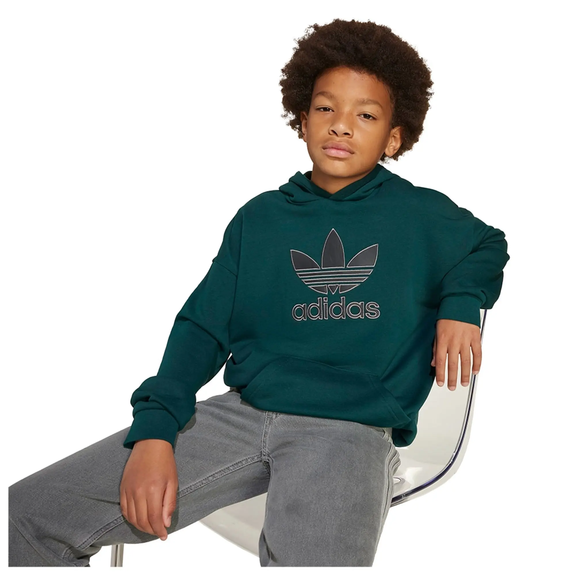 Adidas Originals Big Logo Oversized Hoodie