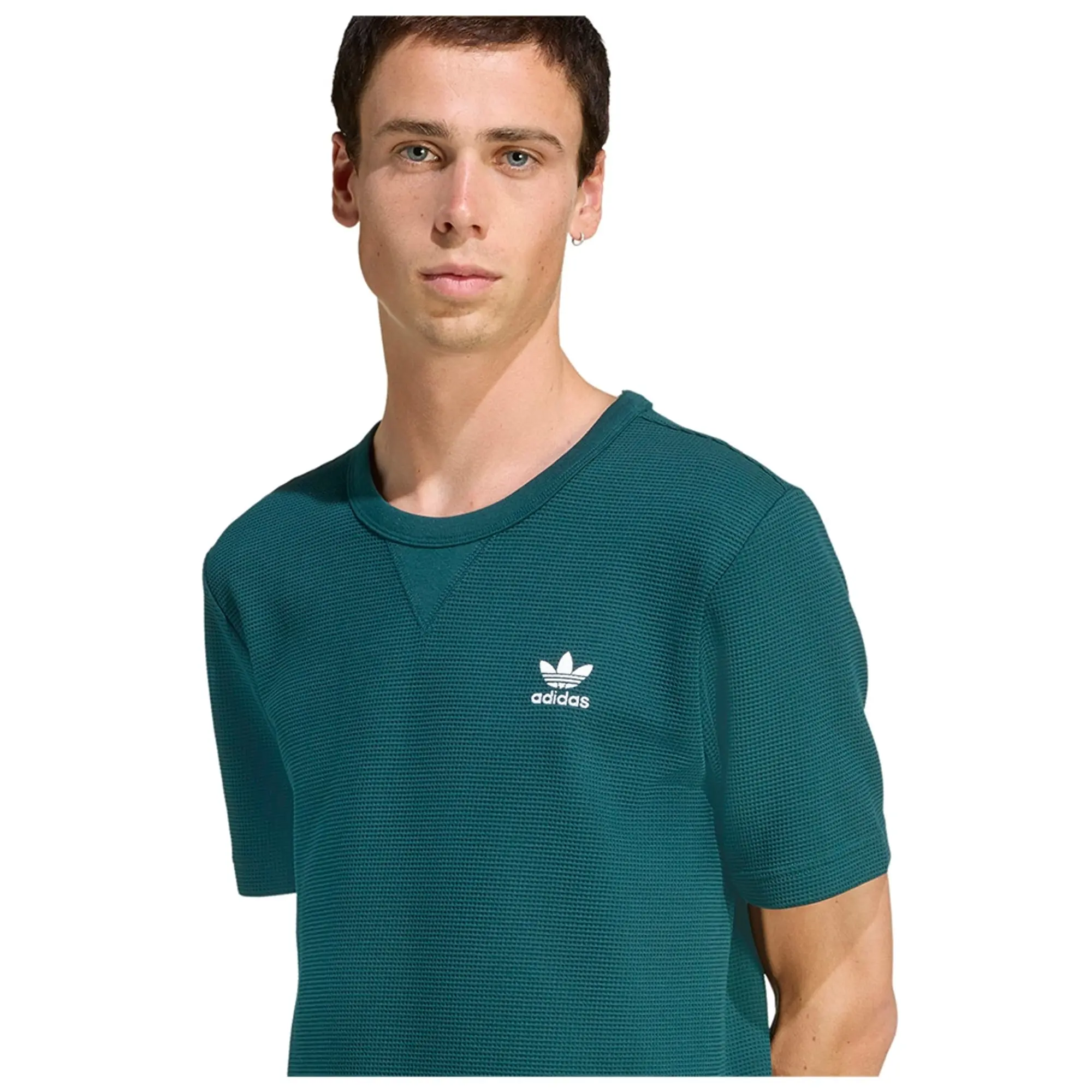 Adidas Originals Trefoil Essentials Waffle Short Sleeve T-shirt