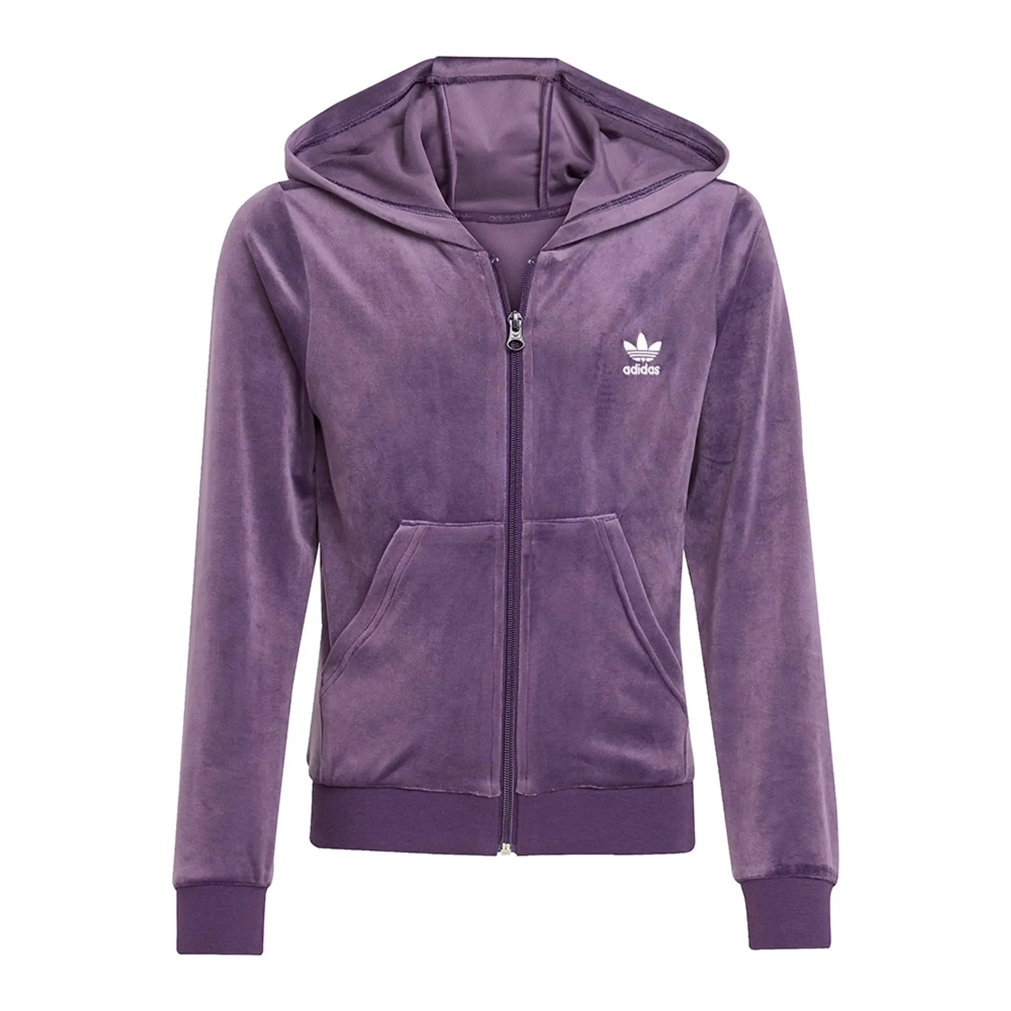 Adidas Originals Velour Full Zip Sweatshirt