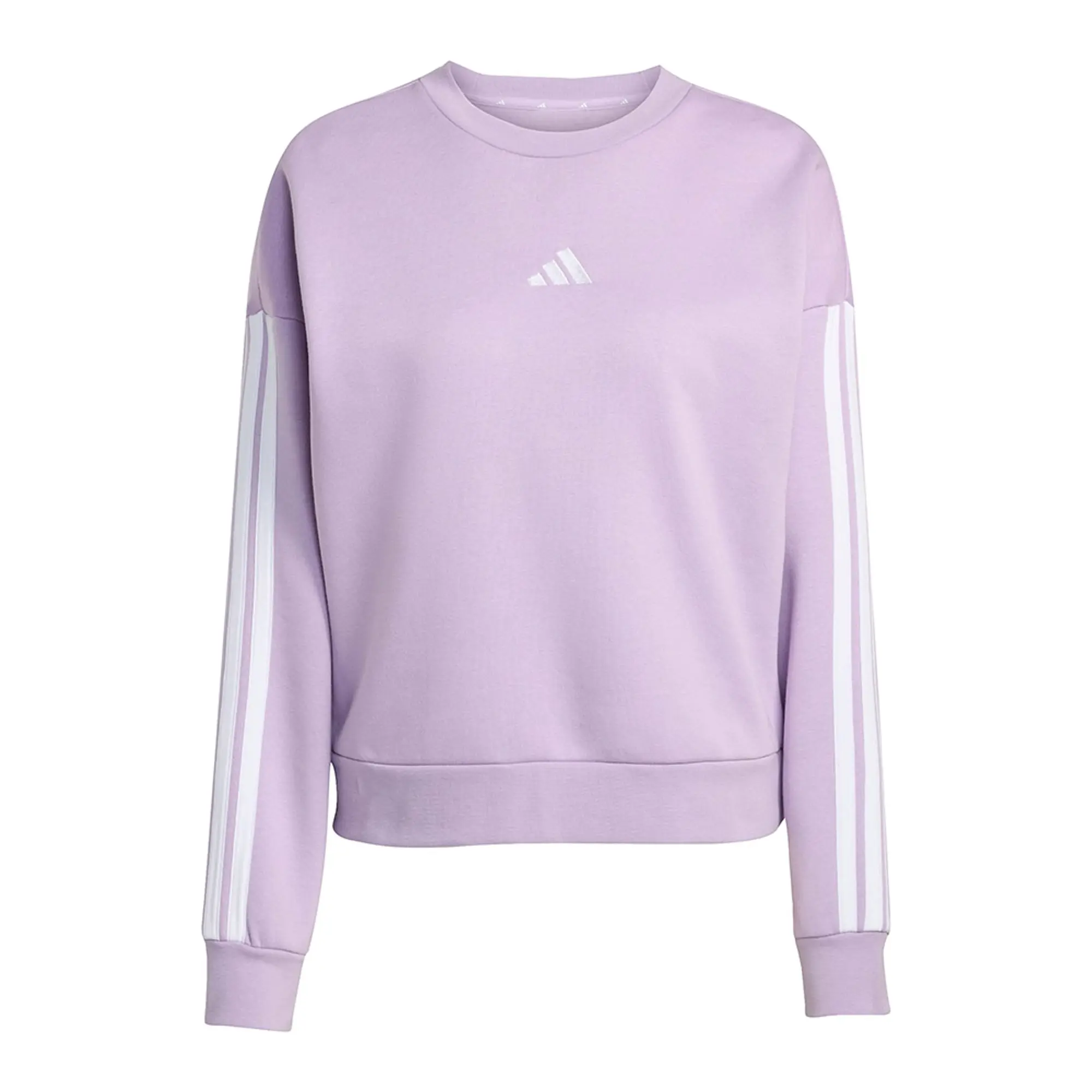 Adidas Essentials 3 Stripes Fleece Sweatshirt