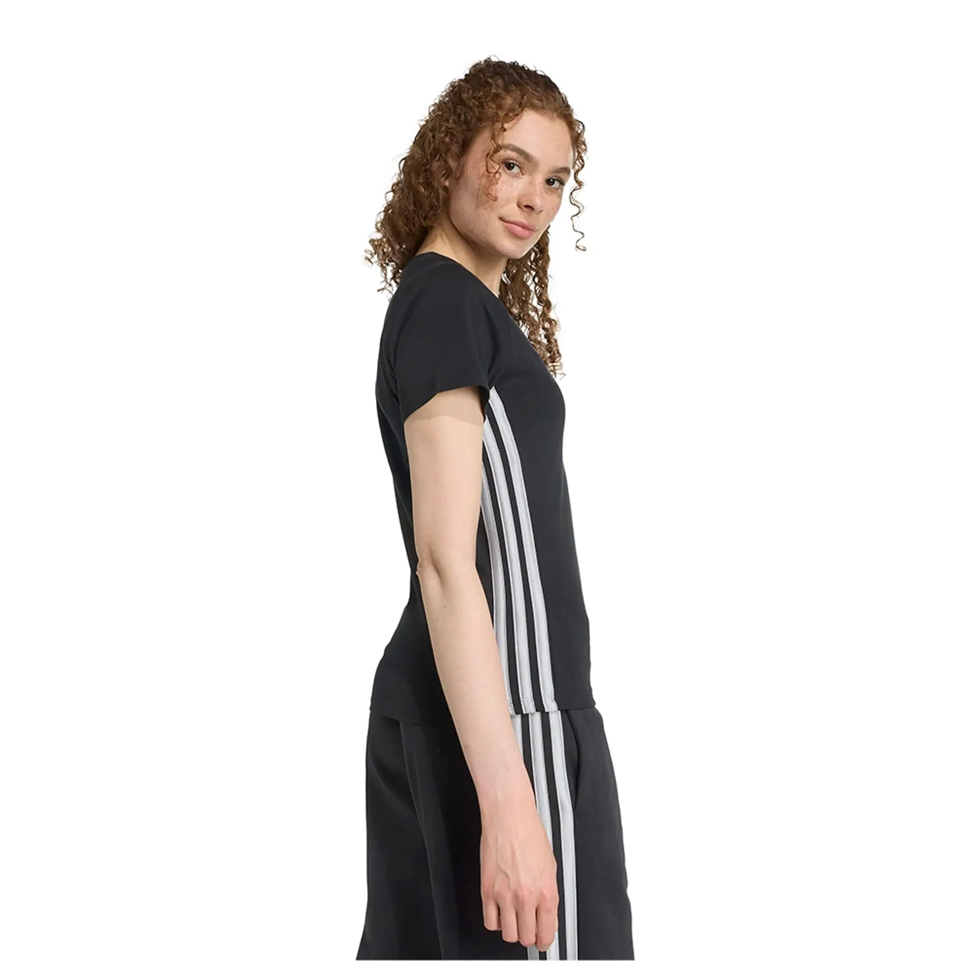 Adidas Holiday 3 Stripes Slim Short Sleeve T-shirt