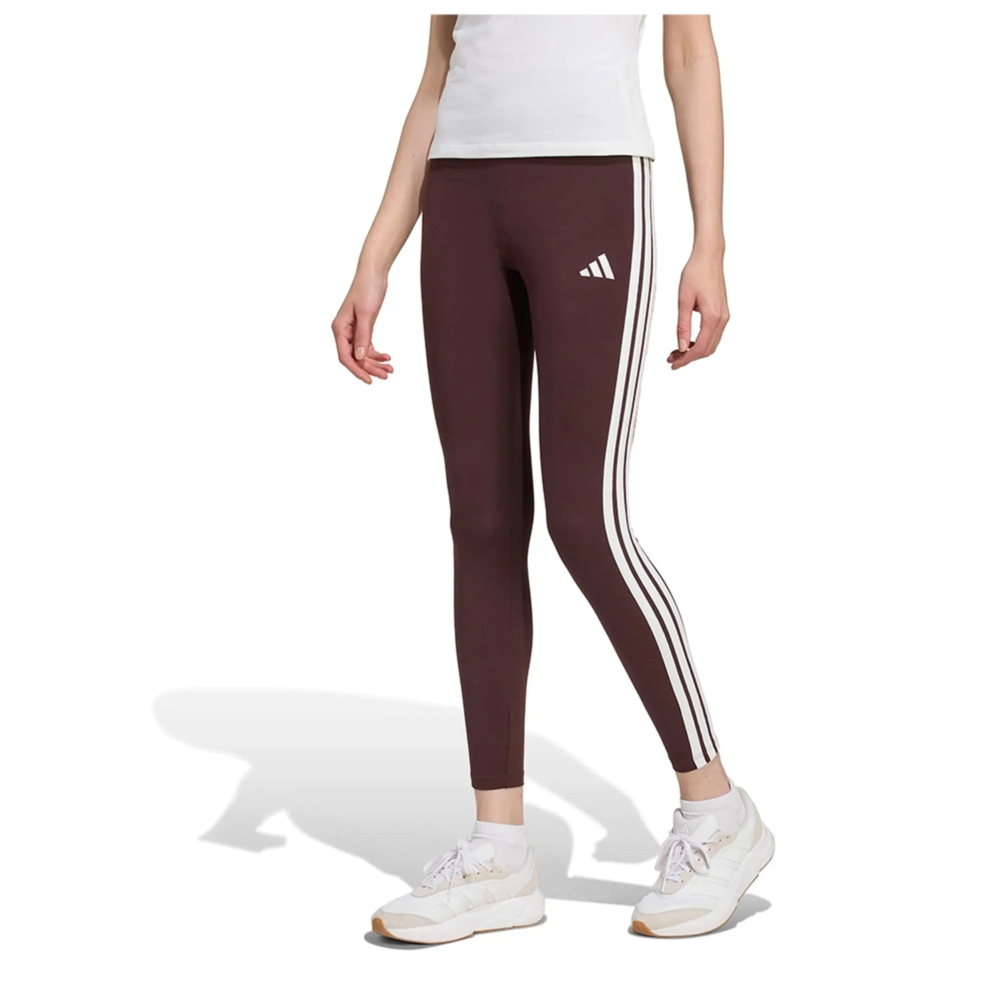 Adidas Essentials 3 Stripes Cotton Leggings