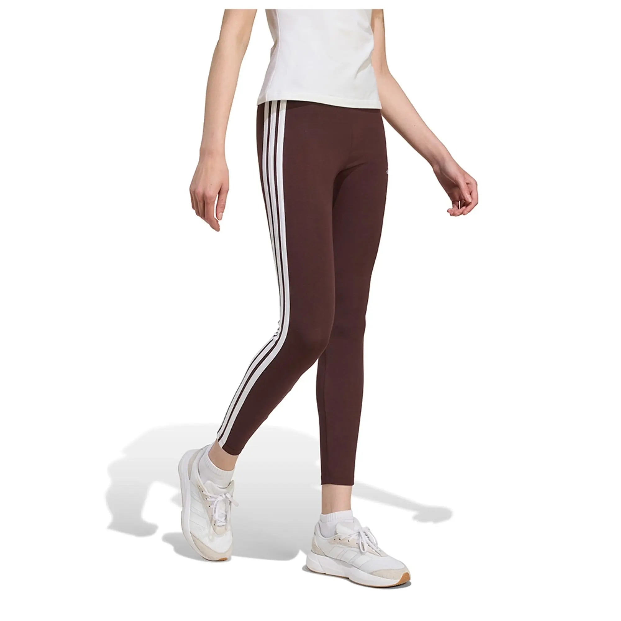 Adidas Essentials 3 Stripes Cotton Leggings