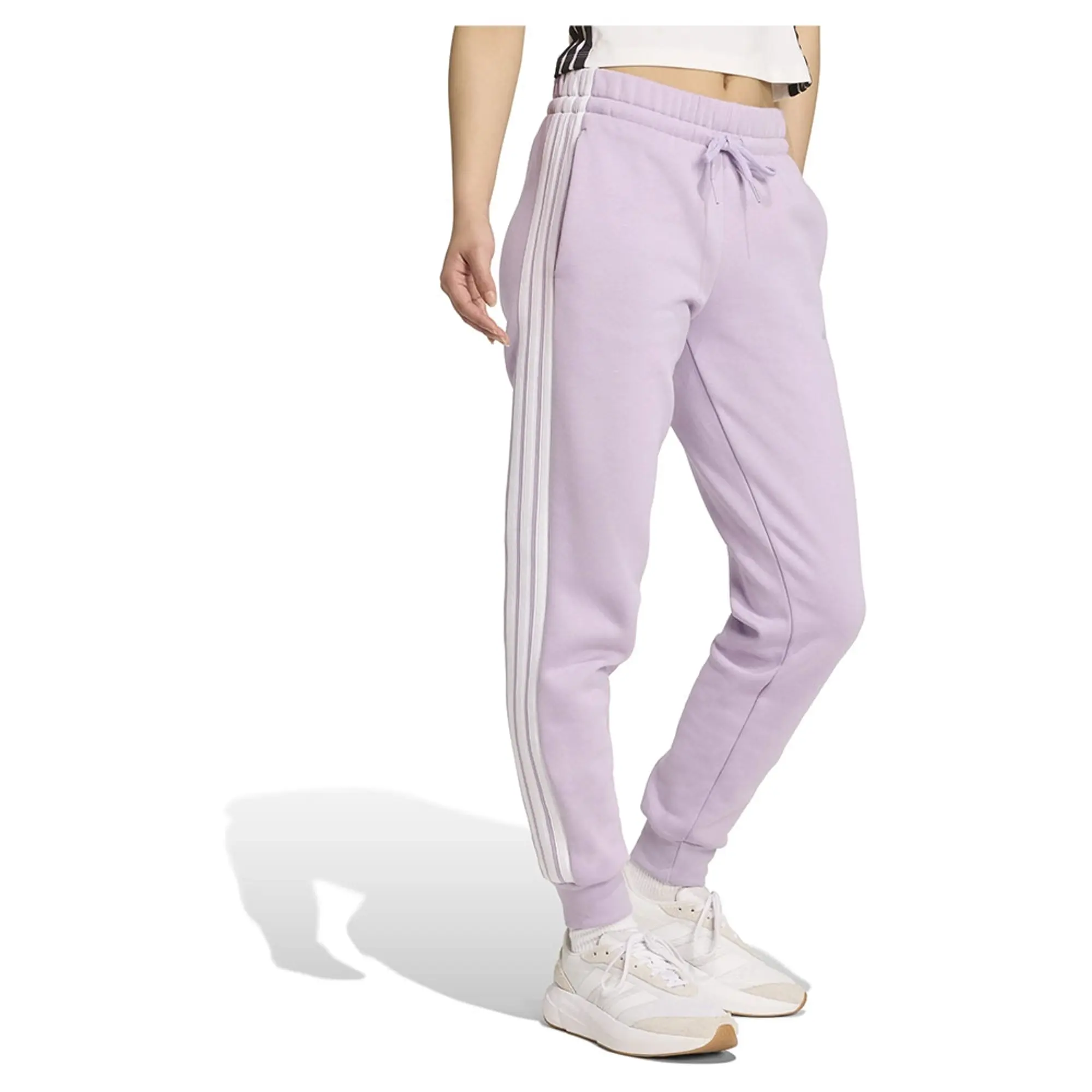 Adidas Essentials 3 Stripes Fleece Slim Joggers