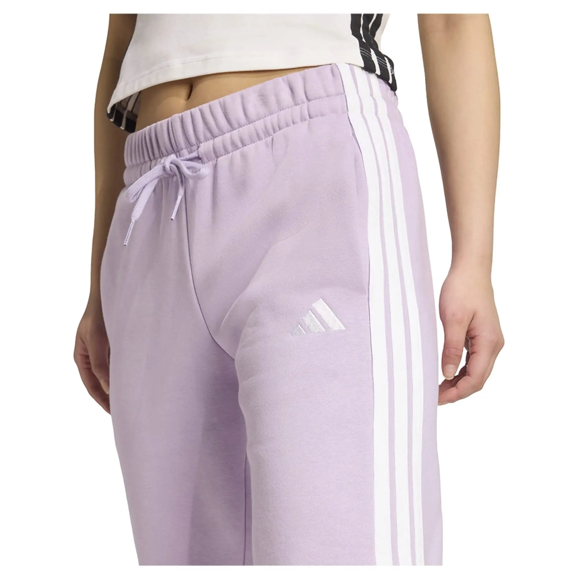 Adidas Essentials 3 Stripes Fleece Slim Joggers