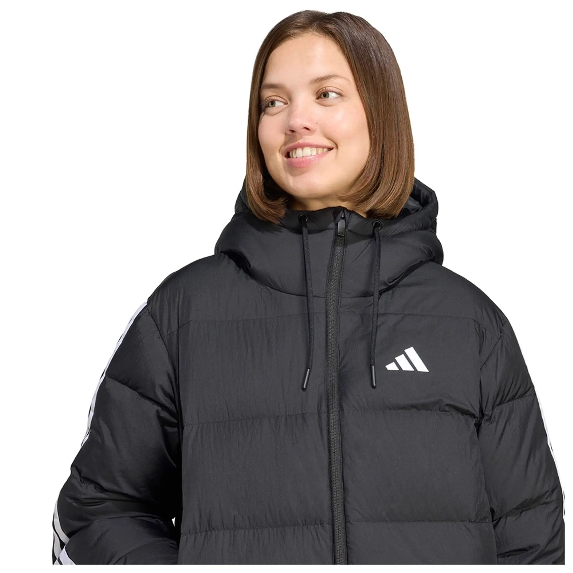 Adidas Essentials Climawarm 3 Stripes Puffer Down Jacket