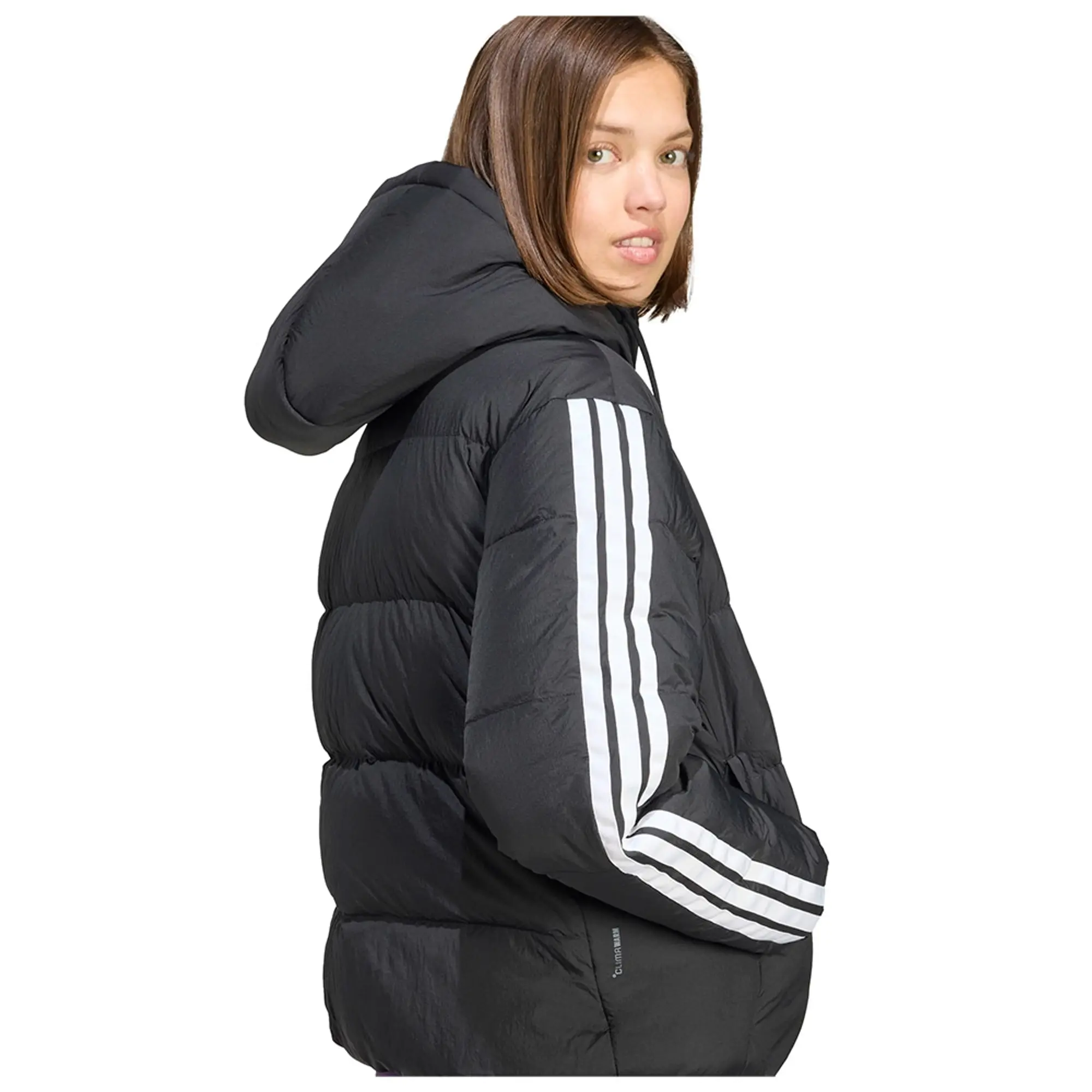 Adidas Essentials Climawarm 3 Stripes Puffer Down Jacket