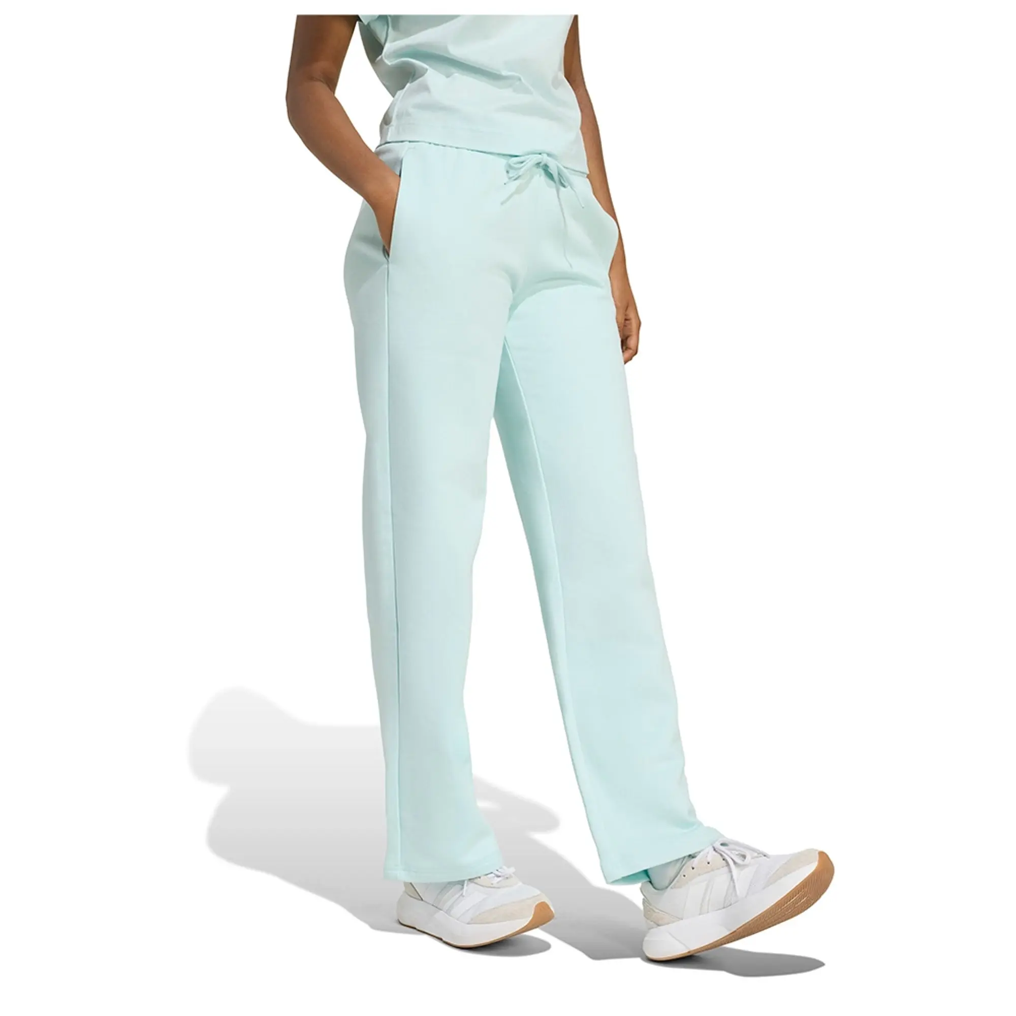 Adidas Essentials Small Logo Feel Cozy Open-hem Joggers