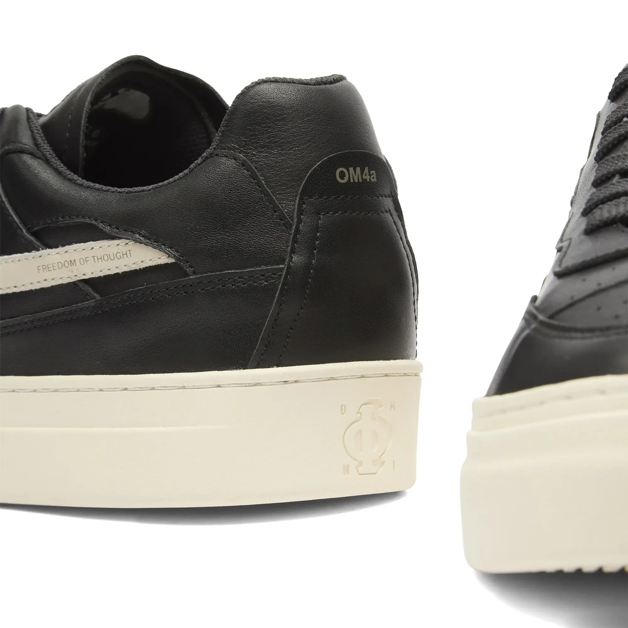 Stepney Workers Club Men's OMNI Pearl S-Strike Leather Black Cream
