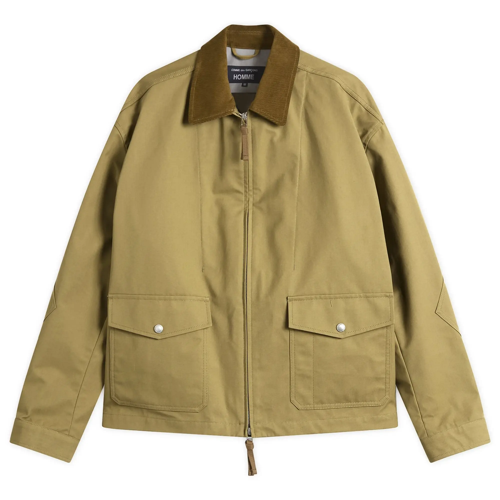 Comme des Garçons Homme Men's Nylon Cordura Triple Layer Jacket Beige