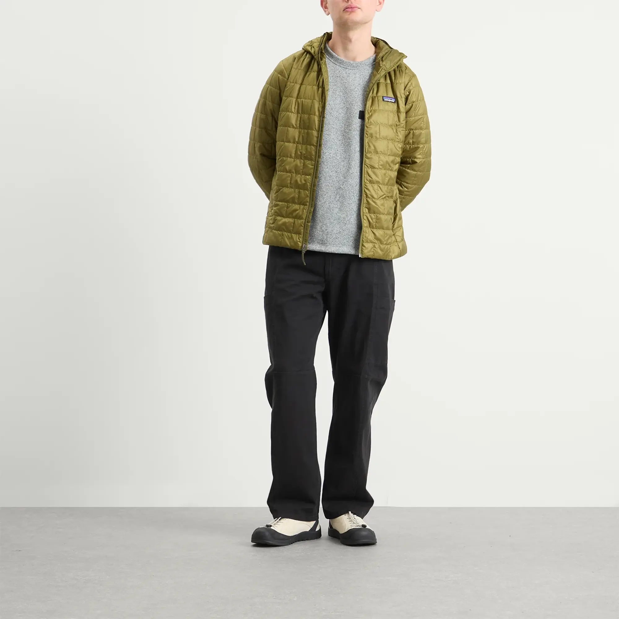 Patagonia Men's Nano Puff Hooded Jacket Pond Green