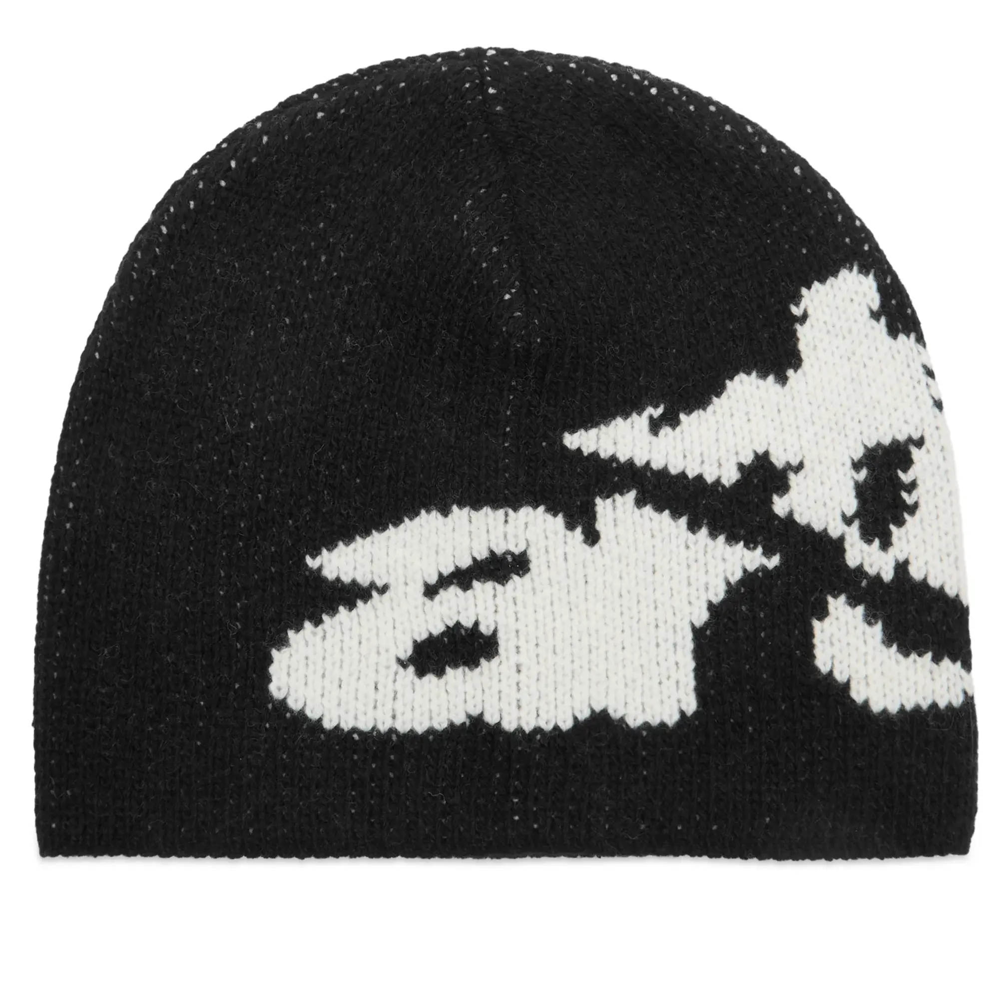 Arte Men's Ripped Side Beanie Black