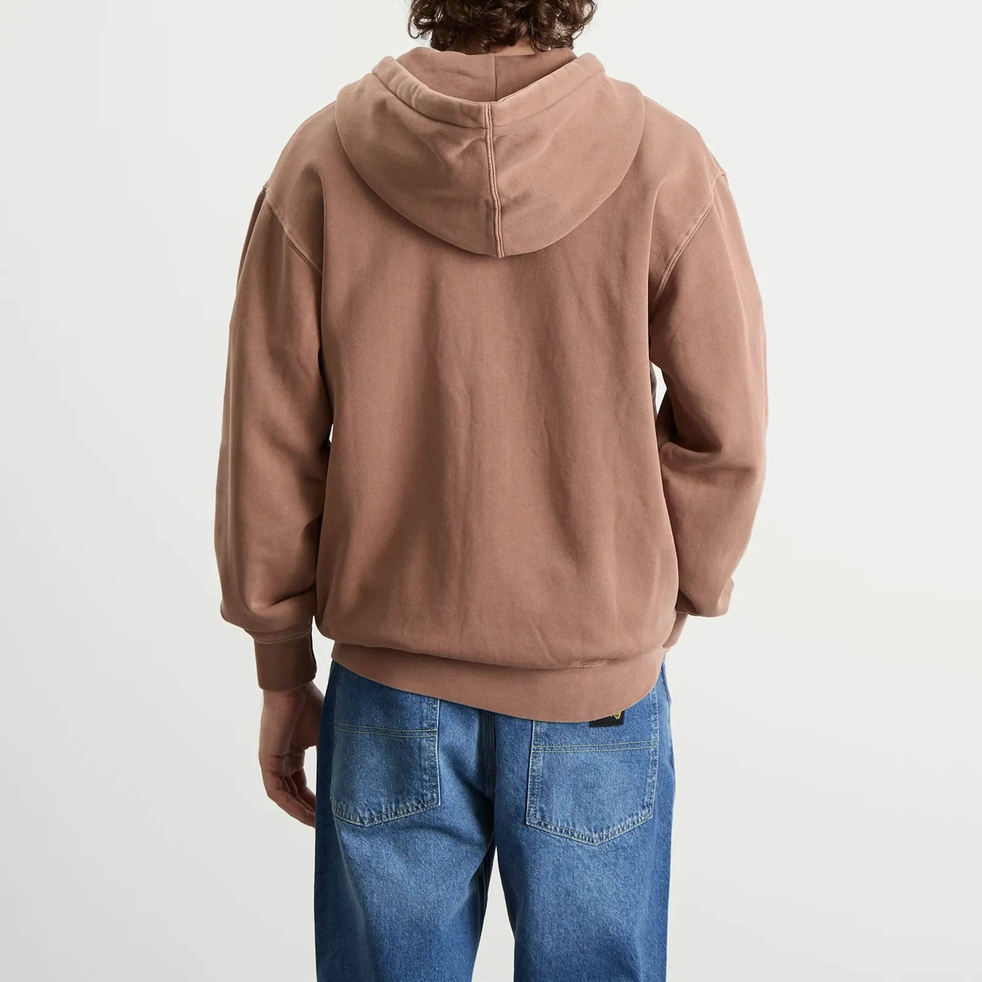 Stan Ray Men's Patch Zip Hoodie Washed Acorn
