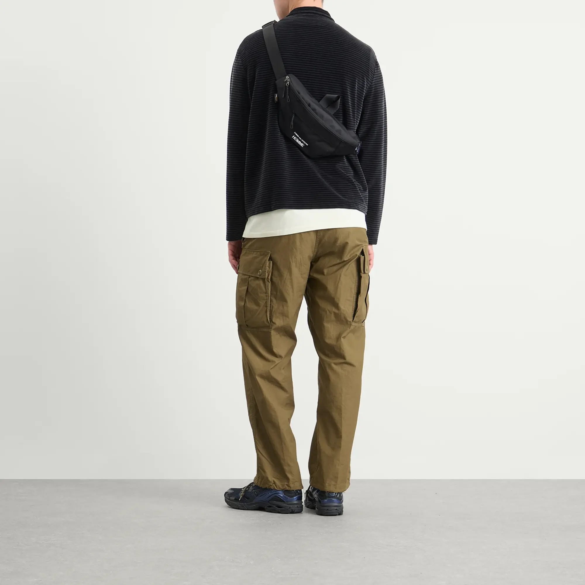 Comme des Garçons Homme Men's Cordura Waist Bag Black