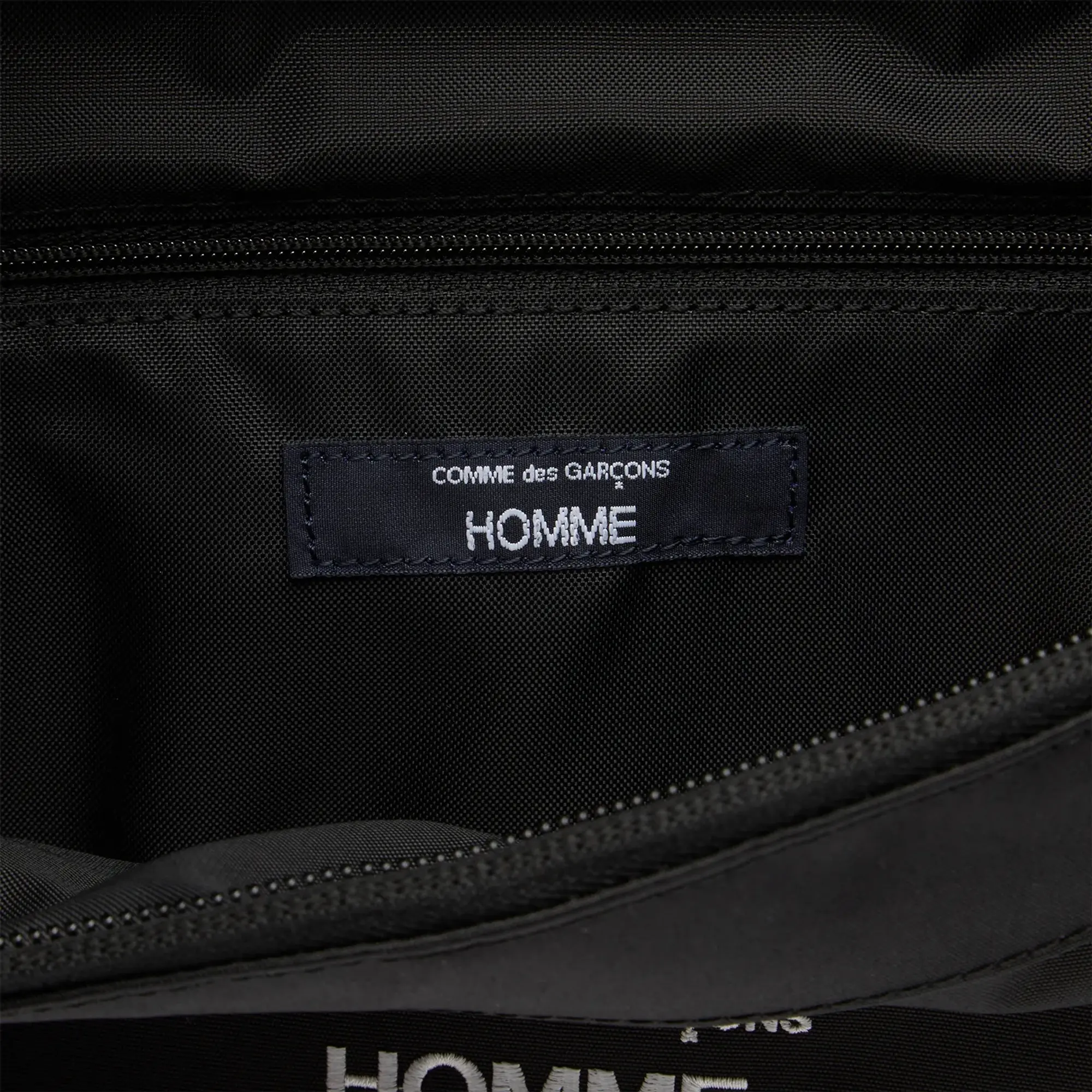 Comme des Garçons Homme Men's Cordura Waist Bag Black