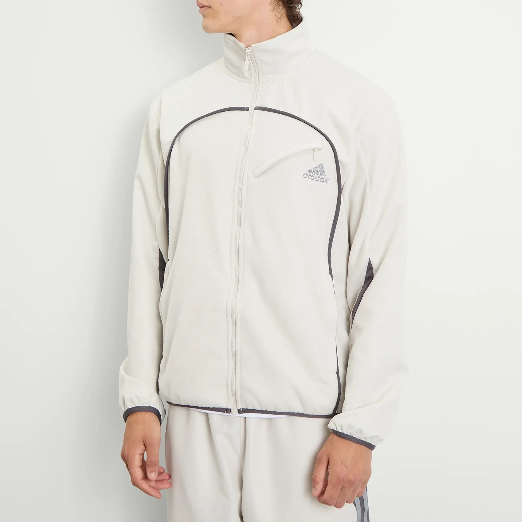 Adidas Originals Polarfleece Track Half Zip Sweatshirt