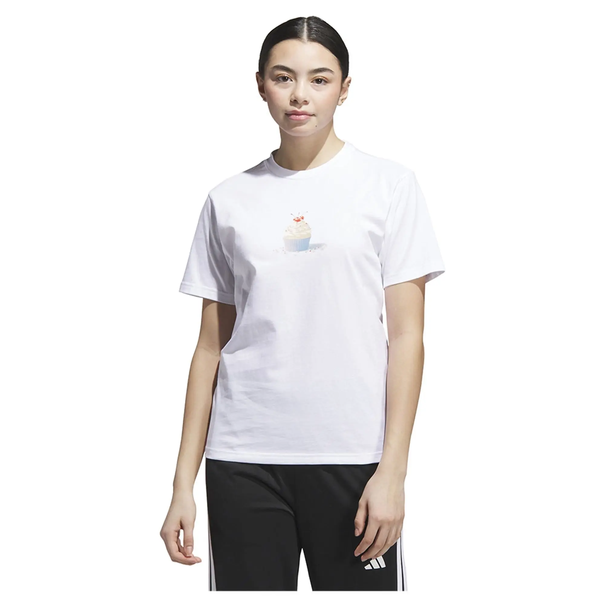 Adidas Seasonal Essentials Cupcake Graphic Short Sleeve T-shirt