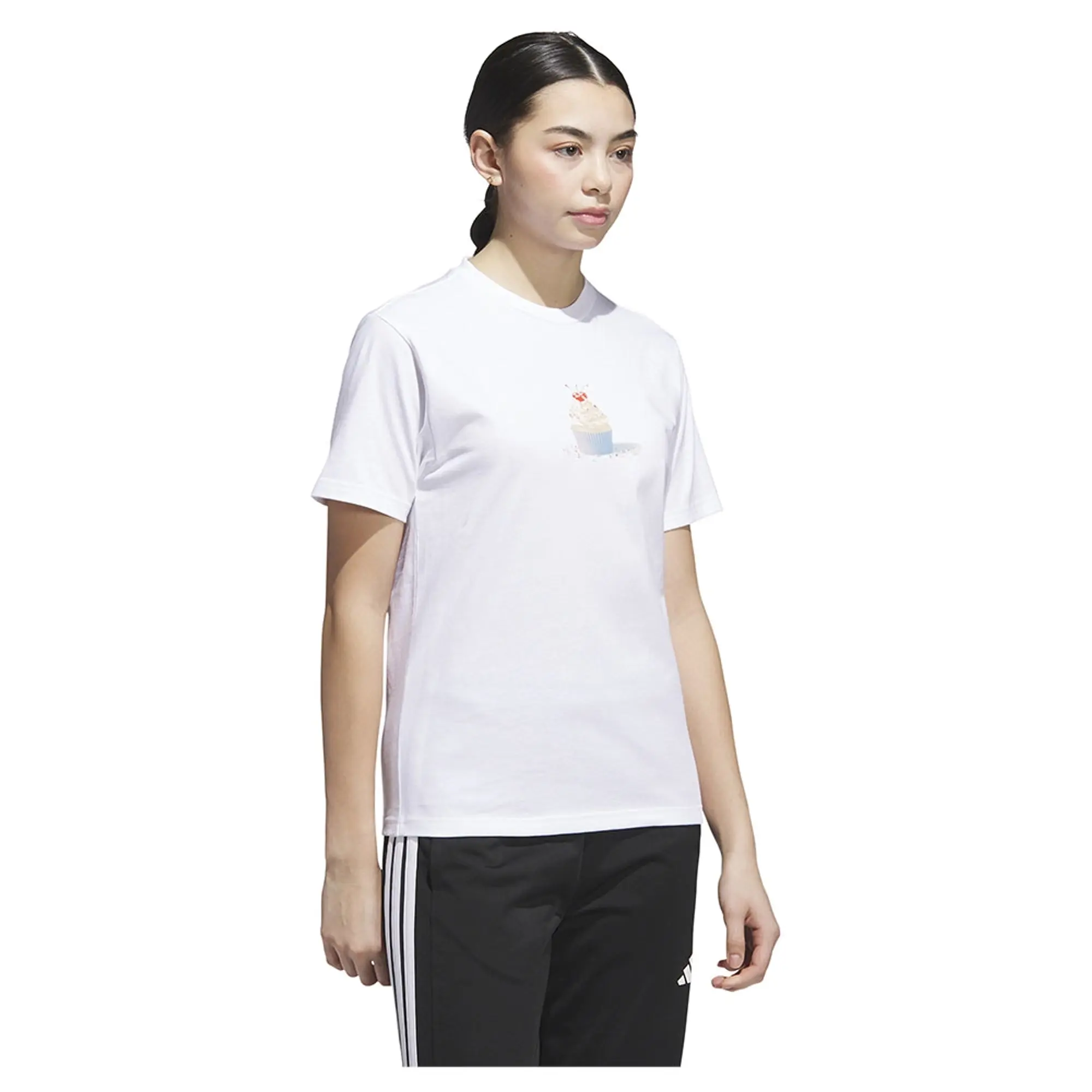 Adidas Seasonal Essentials Cupcake Graphic Short Sleeve T-shirt