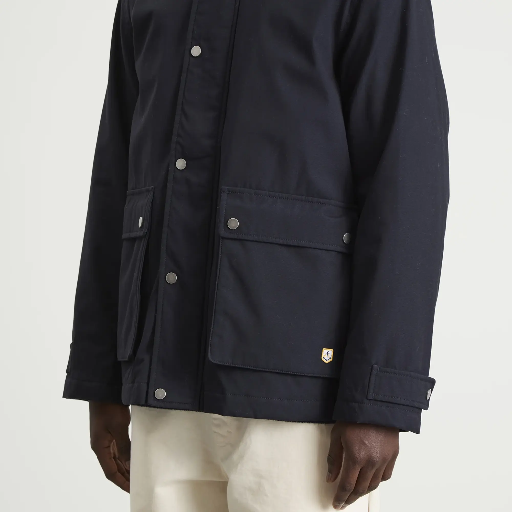 Armor-Lux Men's Quilted Work Jacket Rich Navy