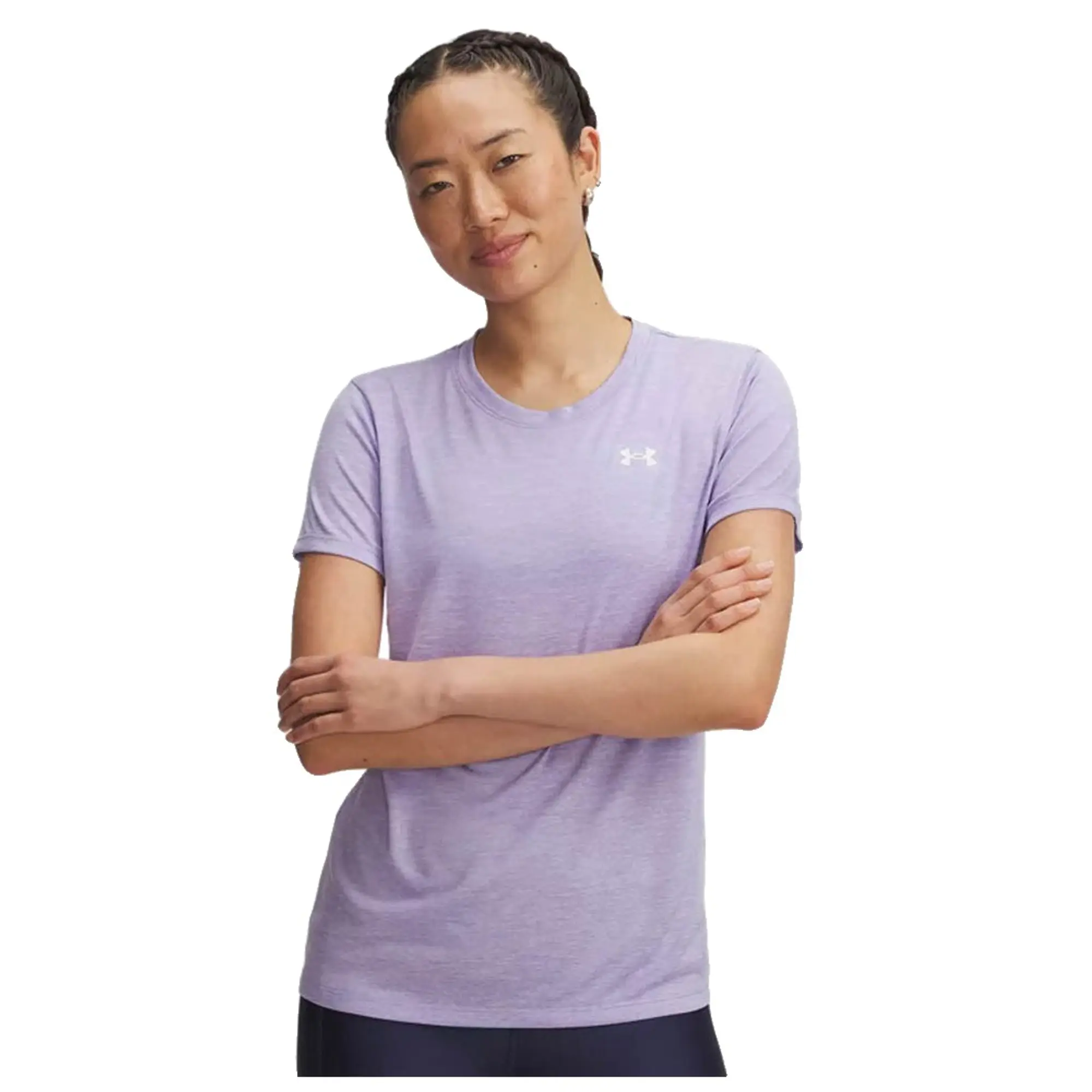 Under Armour  Tech™ Twist Women's Short Sleeve Transparent / White L