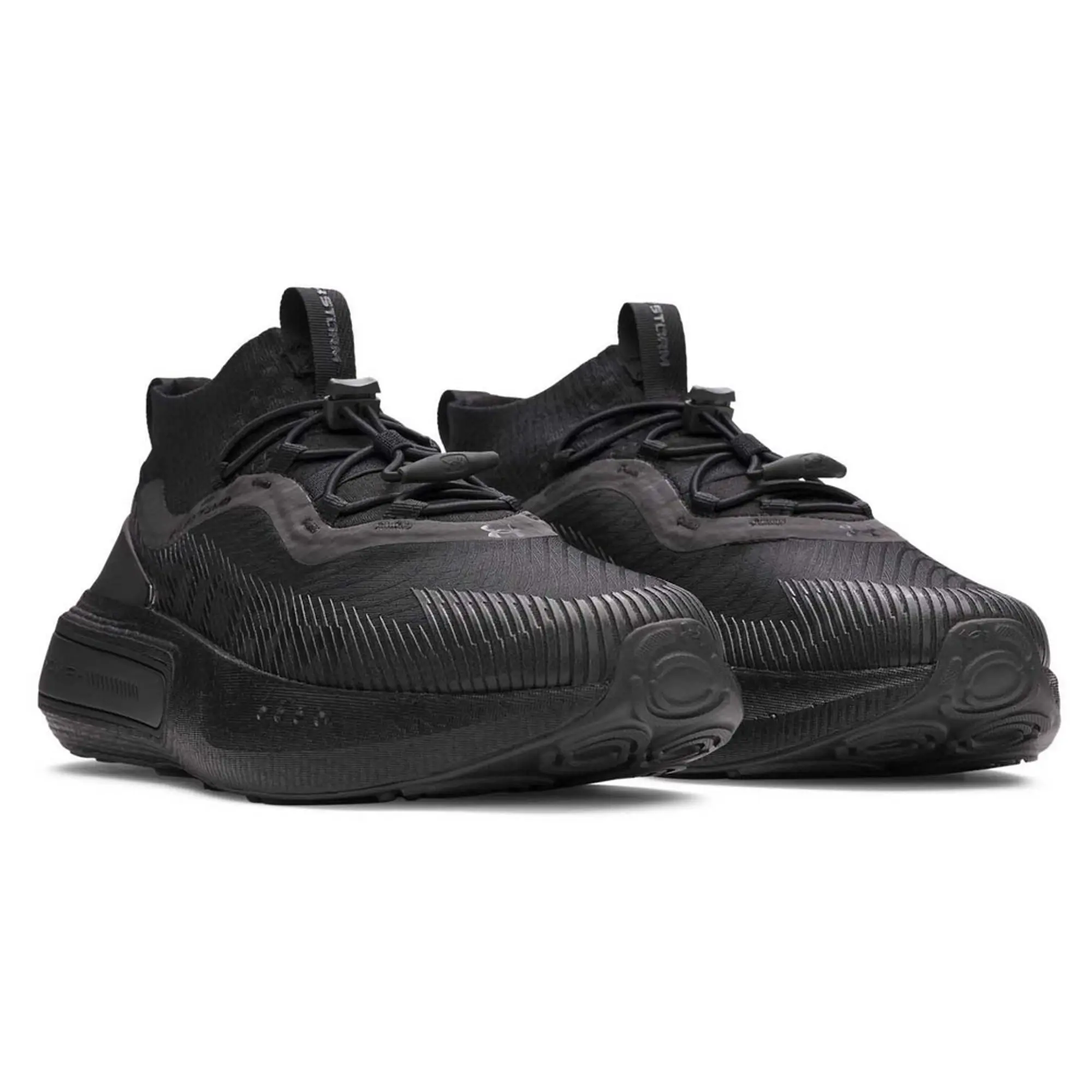 Under Armour  Phantom 4 Storm Unisex Shoes Black / Black / Ultimate Black 4