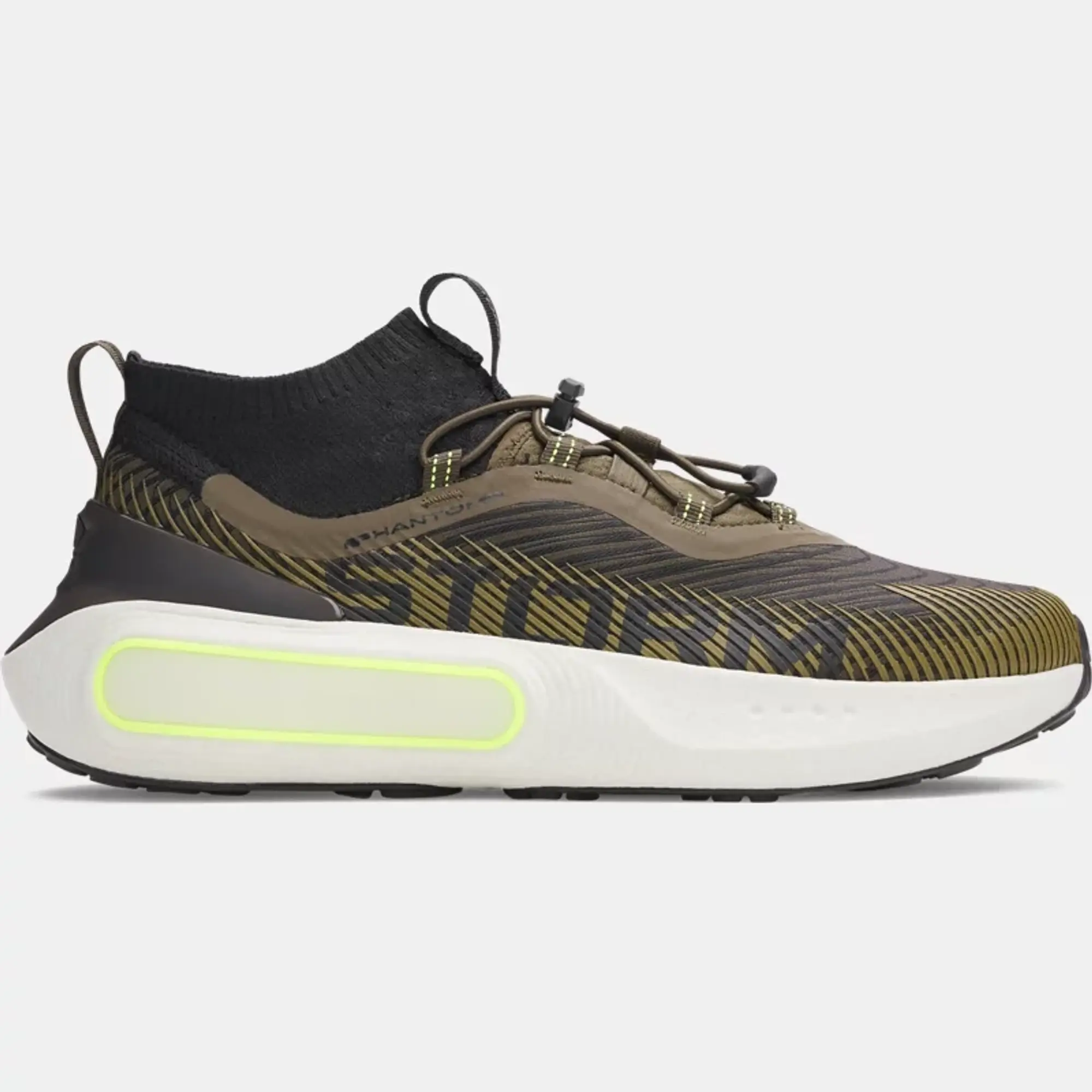 Under Armour  Phantom 4 Storm Unisex Shoes Expedition Green / White Clay / High Vis Yellow 4