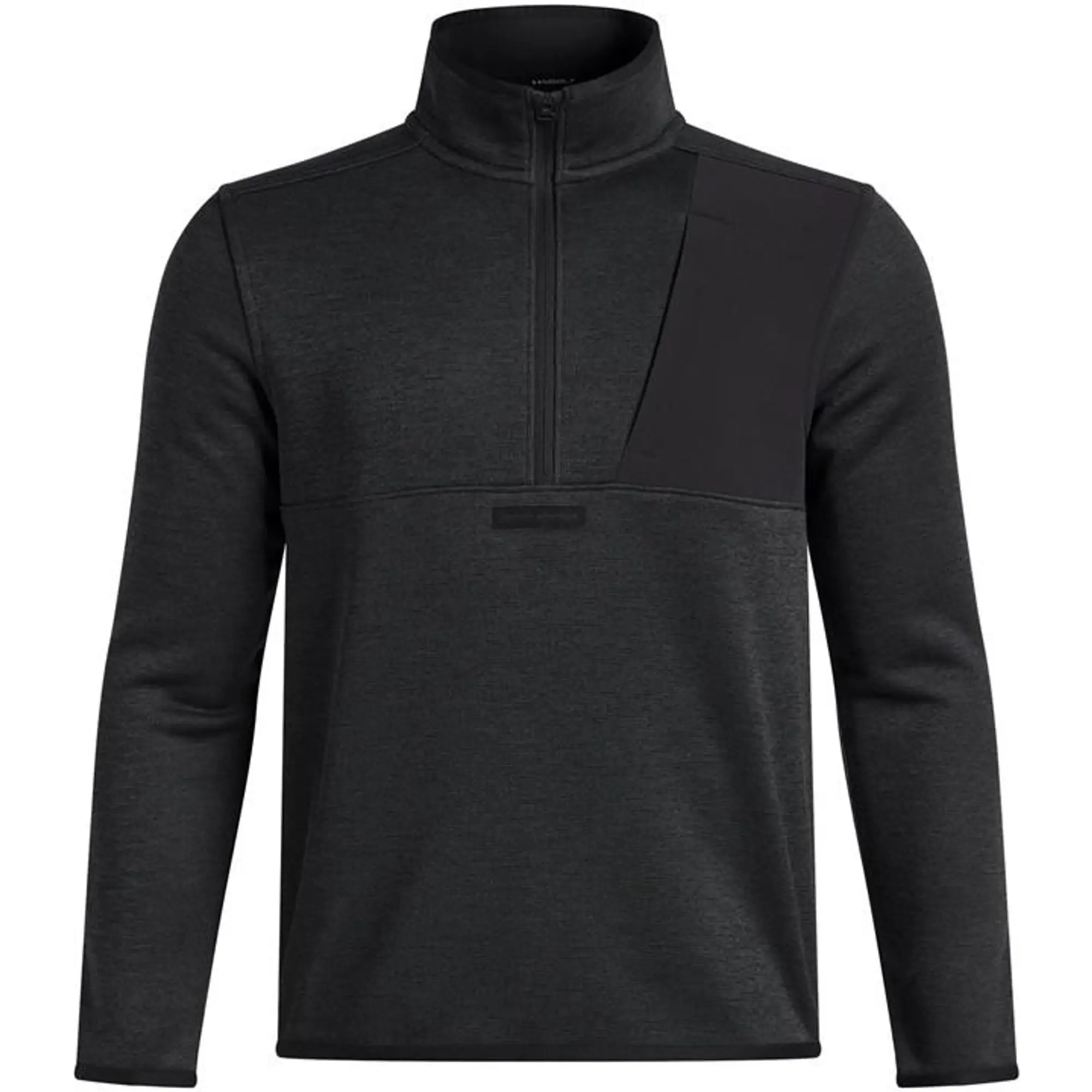 Under Armour  Drive Hybrid Storm SweaterFleece Boys' ½ Zip Black / Black YLG (59 - 63 in)