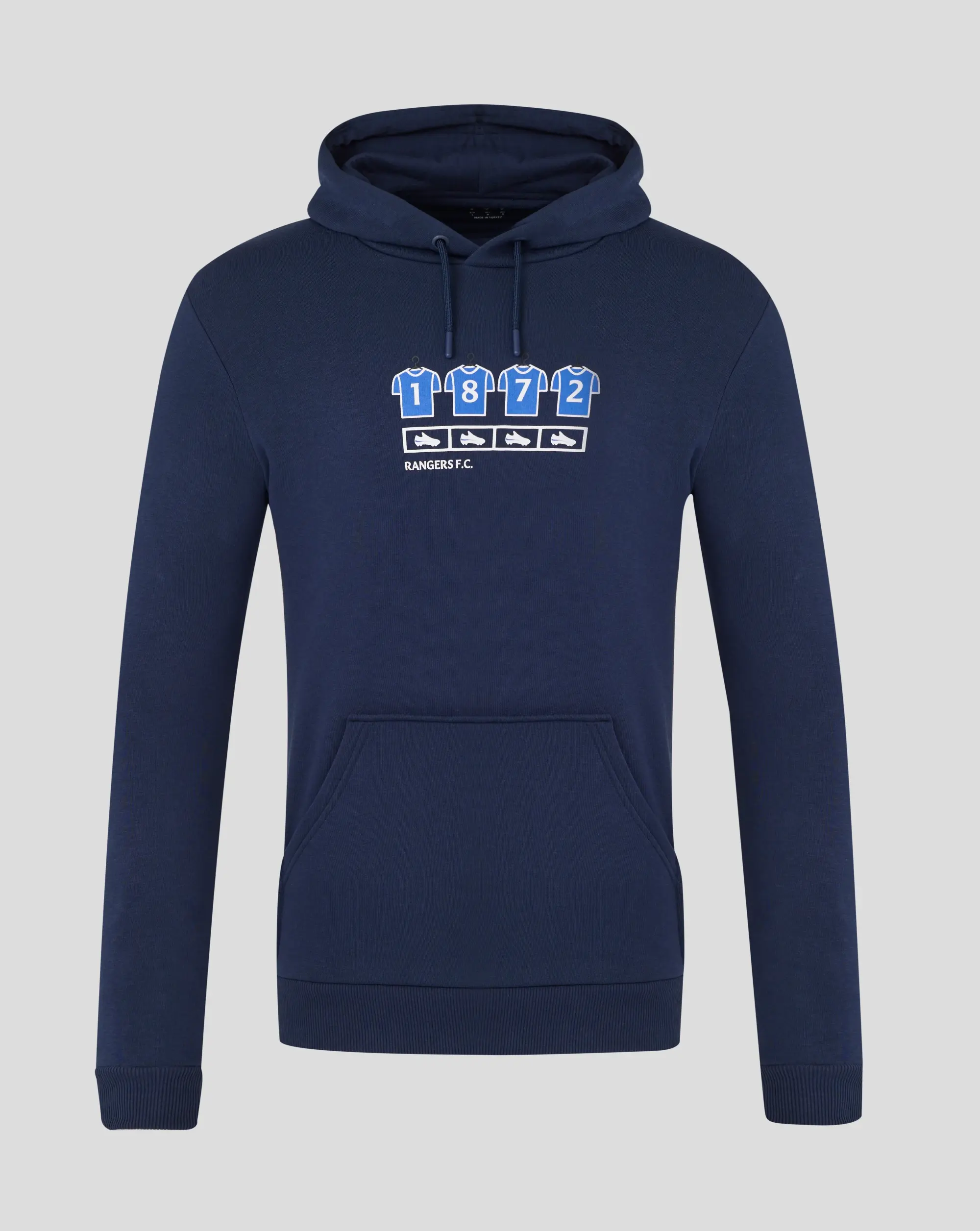 Castore Rangers Unisex 25/26 Changing Room Hoodie - Black Iris