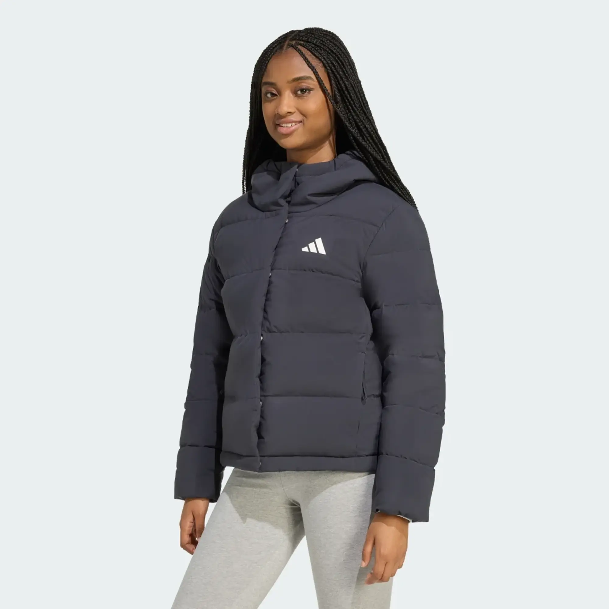 adidas Helionic CLIMAWARM Hooded Down Jacket