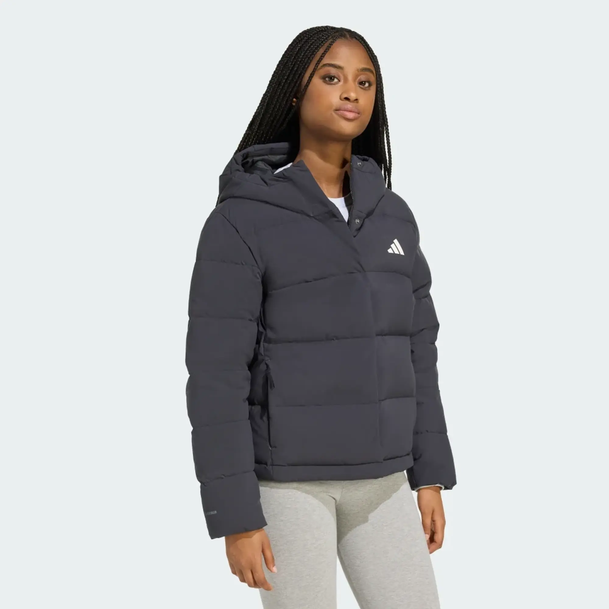 adidas Helionic CLIMAWARM Hooded Down Jacket