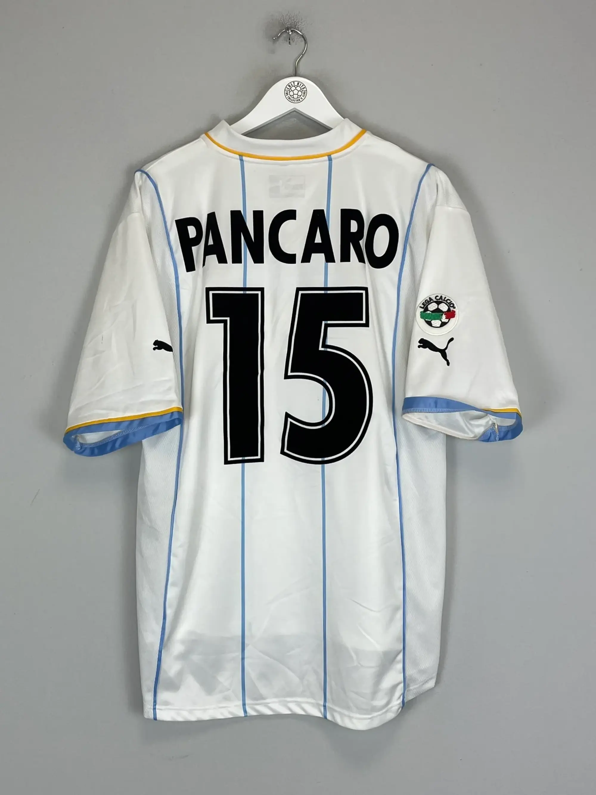 2001/02 LAZIO PANCARO #15 *MATCH ISSUE* AWAY SHIRT (XL) PUMA | CULT KITS