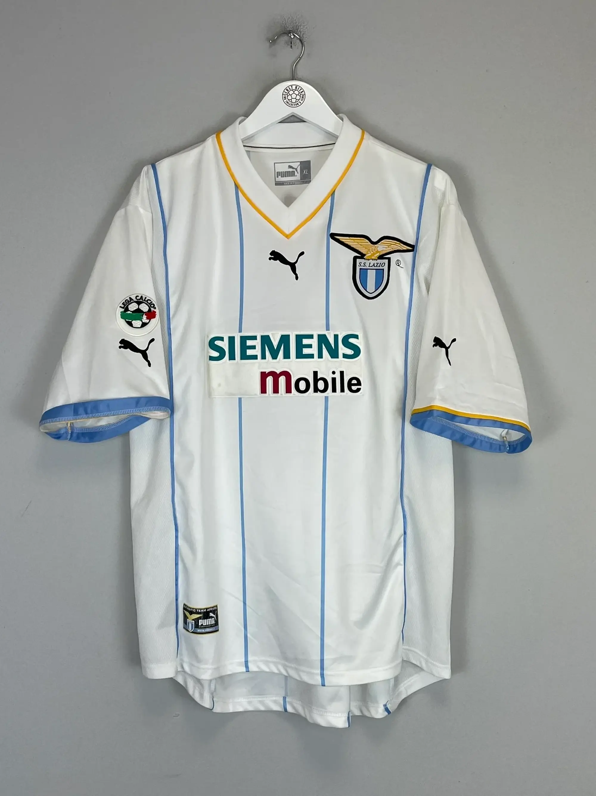2001/02 LAZIO PANCARO #15 *MATCH ISSUE* AWAY SHIRT (XL) PUMA | CULT KITS