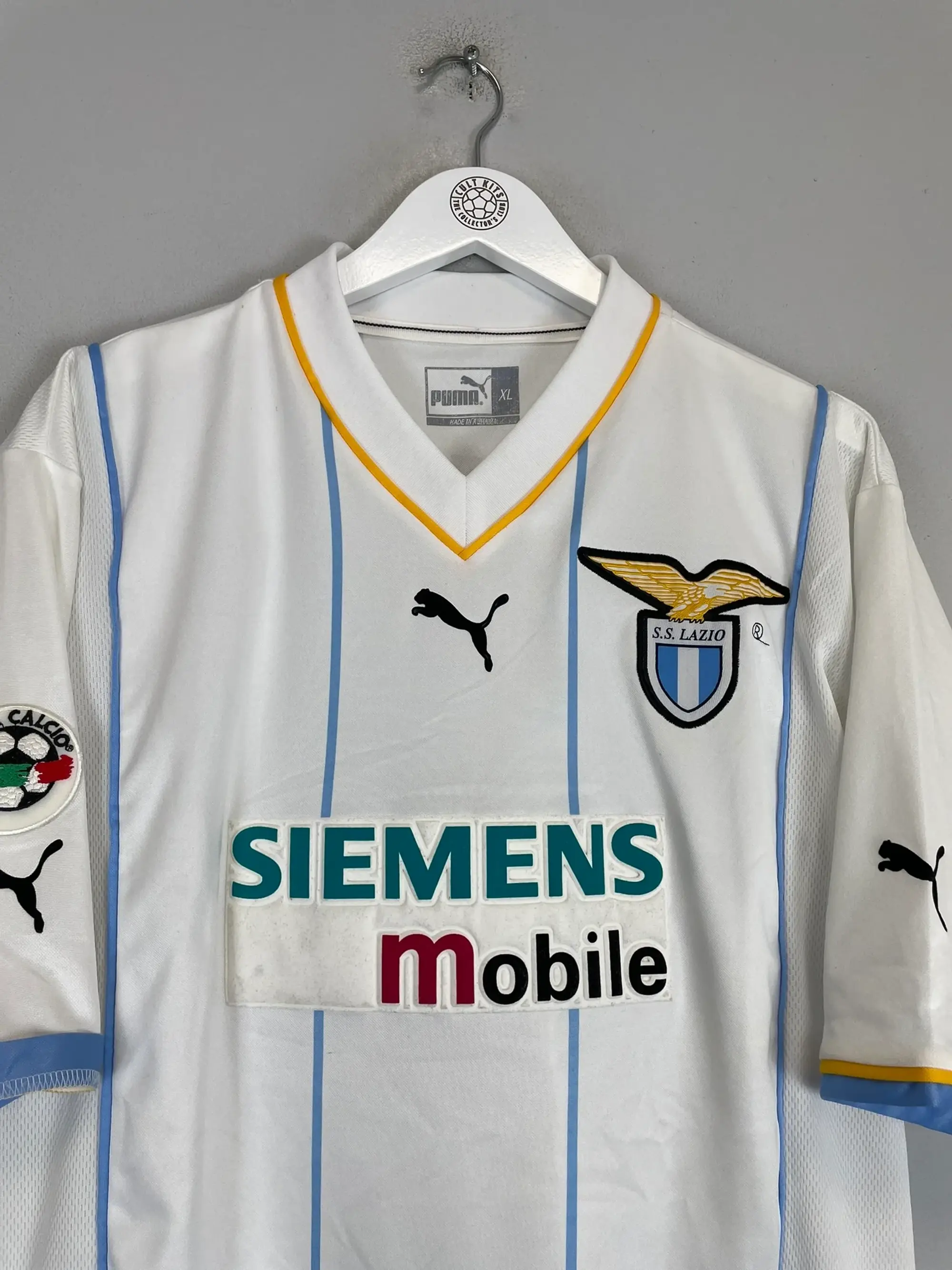 2001/02 LAZIO PANCARO #15 *MATCH ISSUE* AWAY SHIRT (XL) PUMA | CULT KITS