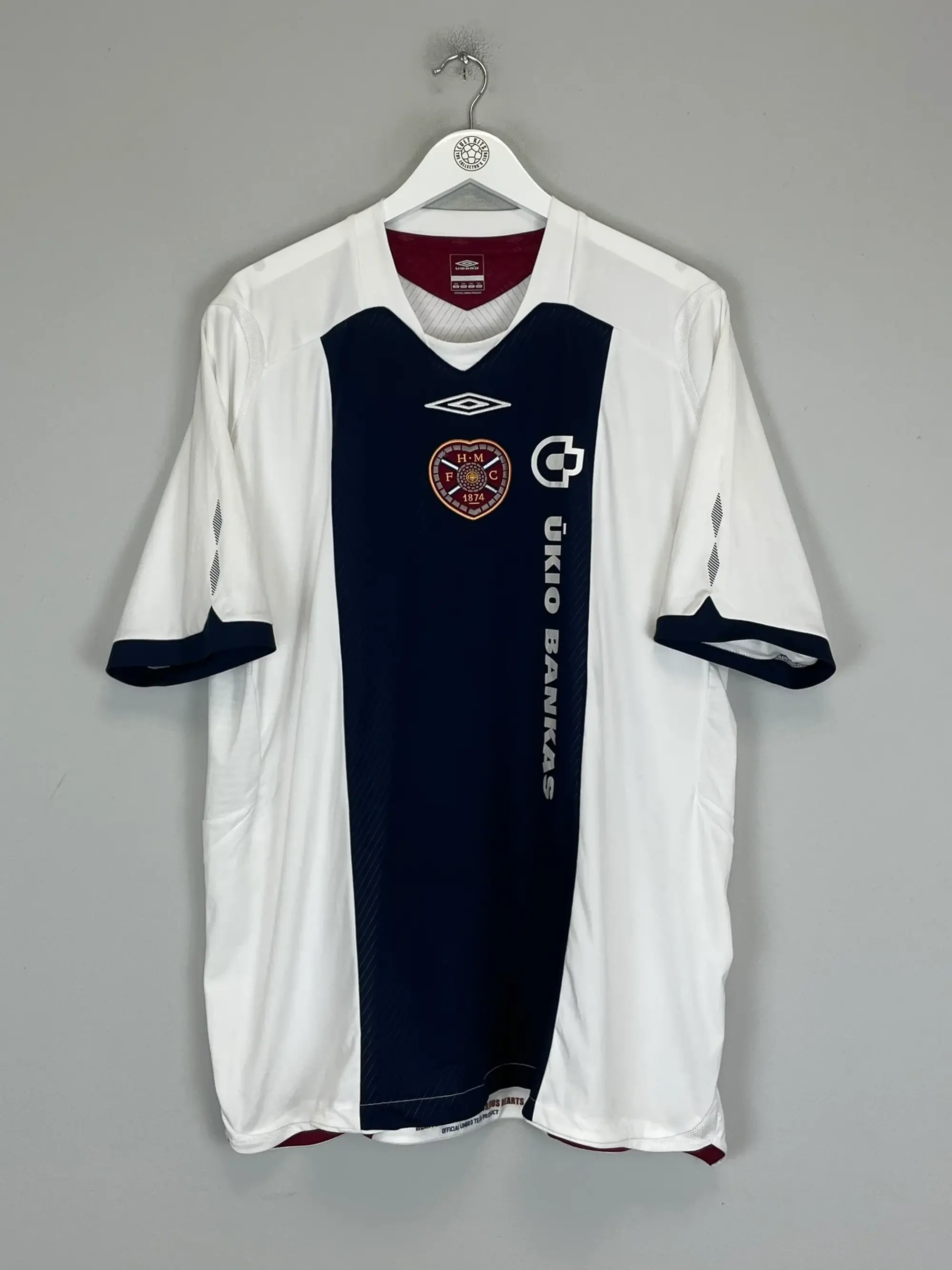 2008/09 HEARTS AWAY SHIRT (XXL) UMBRO | CULT KITS