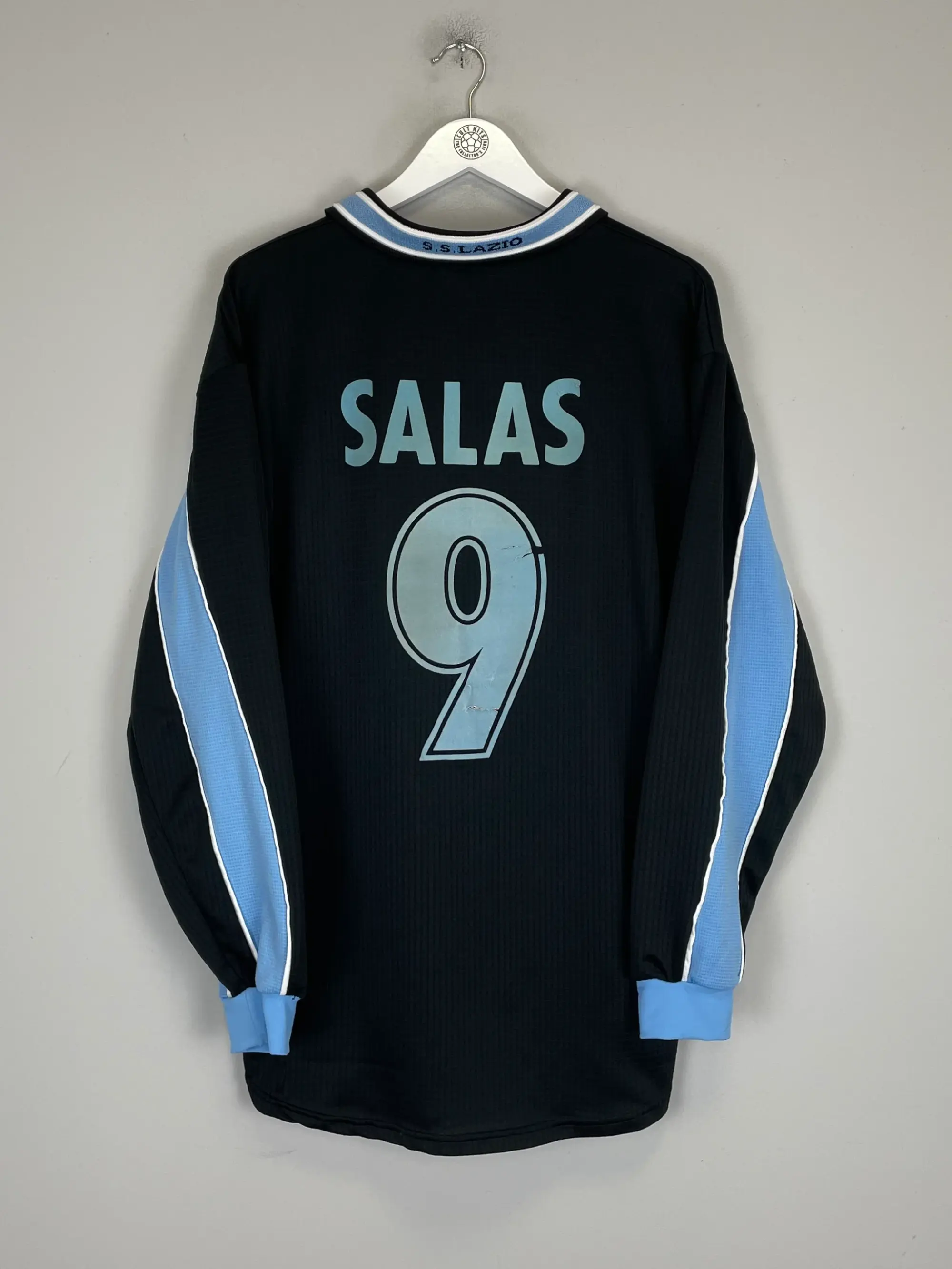 1998/99 LAZIO SALAS #9 *MATCH ISSUE* L/S AWAY SHIRT (XL) PUMA | CULT KITS