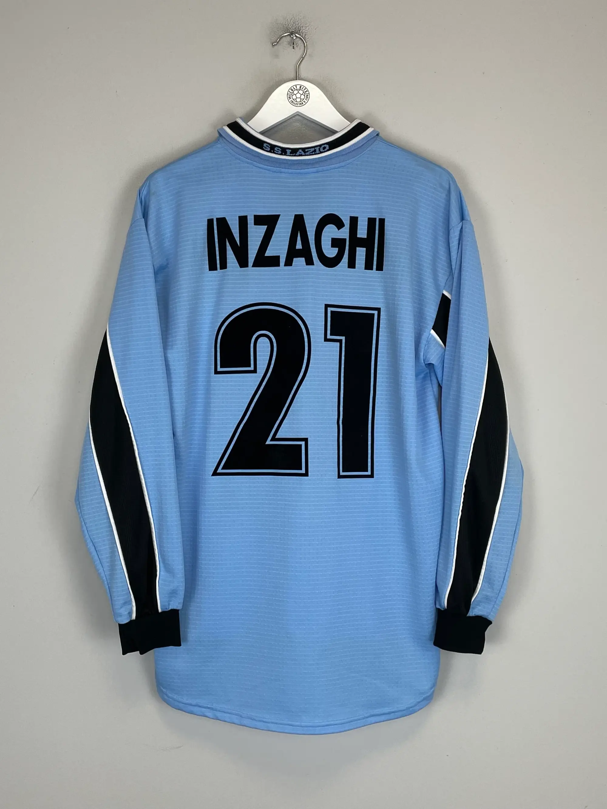 1998/99 LAZIO SALAS #9 *MATCH ISSUE* L/S AWAY SHIRT (XL) PUMA | CULT KITS