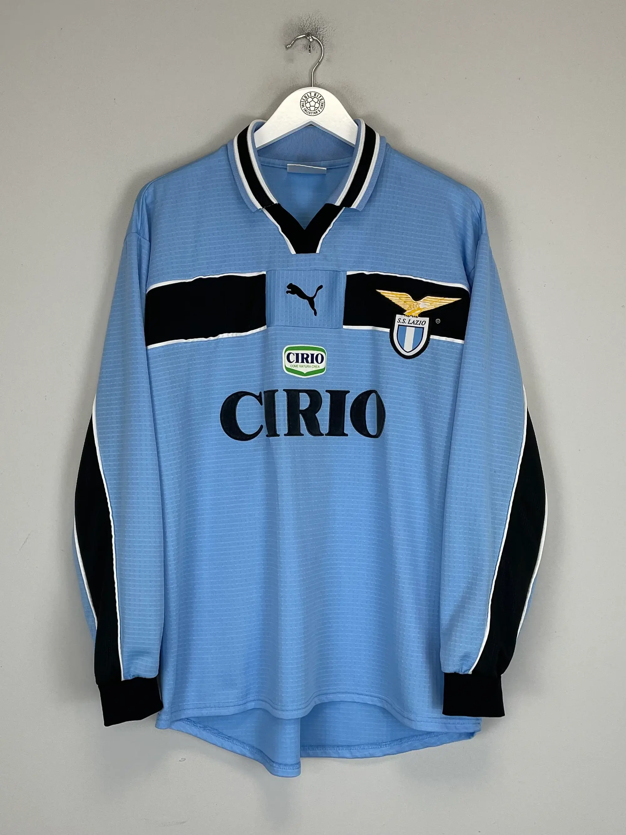1998/99 LAZIO SALAS #9 *MATCH ISSUE* L/S AWAY SHIRT (XL) PUMA | CULT KITS