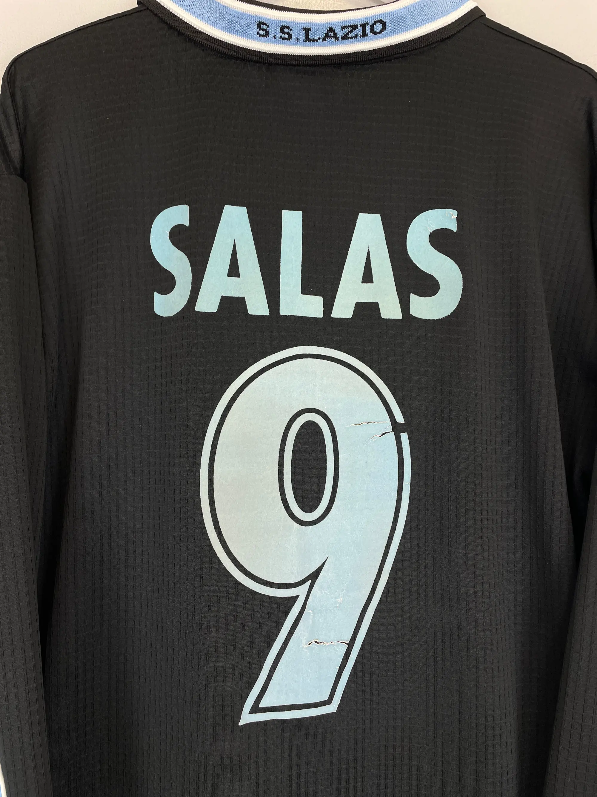 1998/99 LAZIO SALAS #9 *MATCH ISSUE* L/S AWAY SHIRT (XL) PUMA | CULT KITS