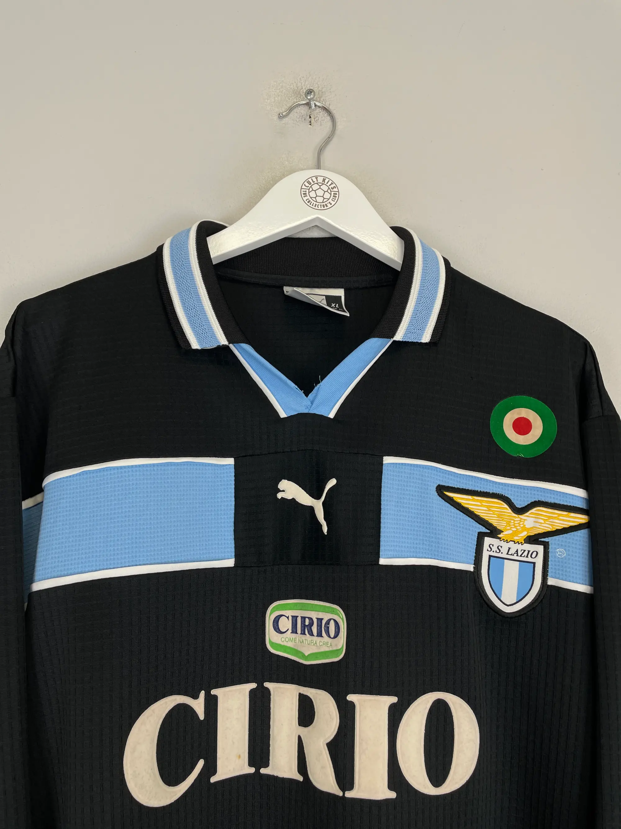 1998/99 LAZIO SALAS #9 *MATCH ISSUE* L/S AWAY SHIRT (XL) PUMA | CULT KITS