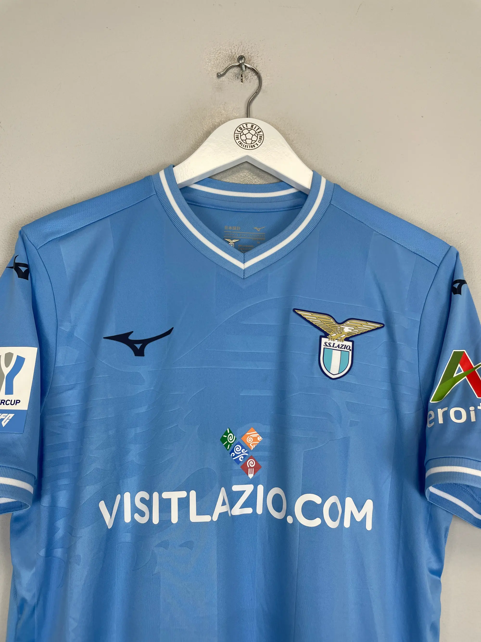 2023/24 LAZIO LUIS ALBERTO #10 *MATCH ISSUE* HOME SHIRT (M) MIZUNO | CULT KITS