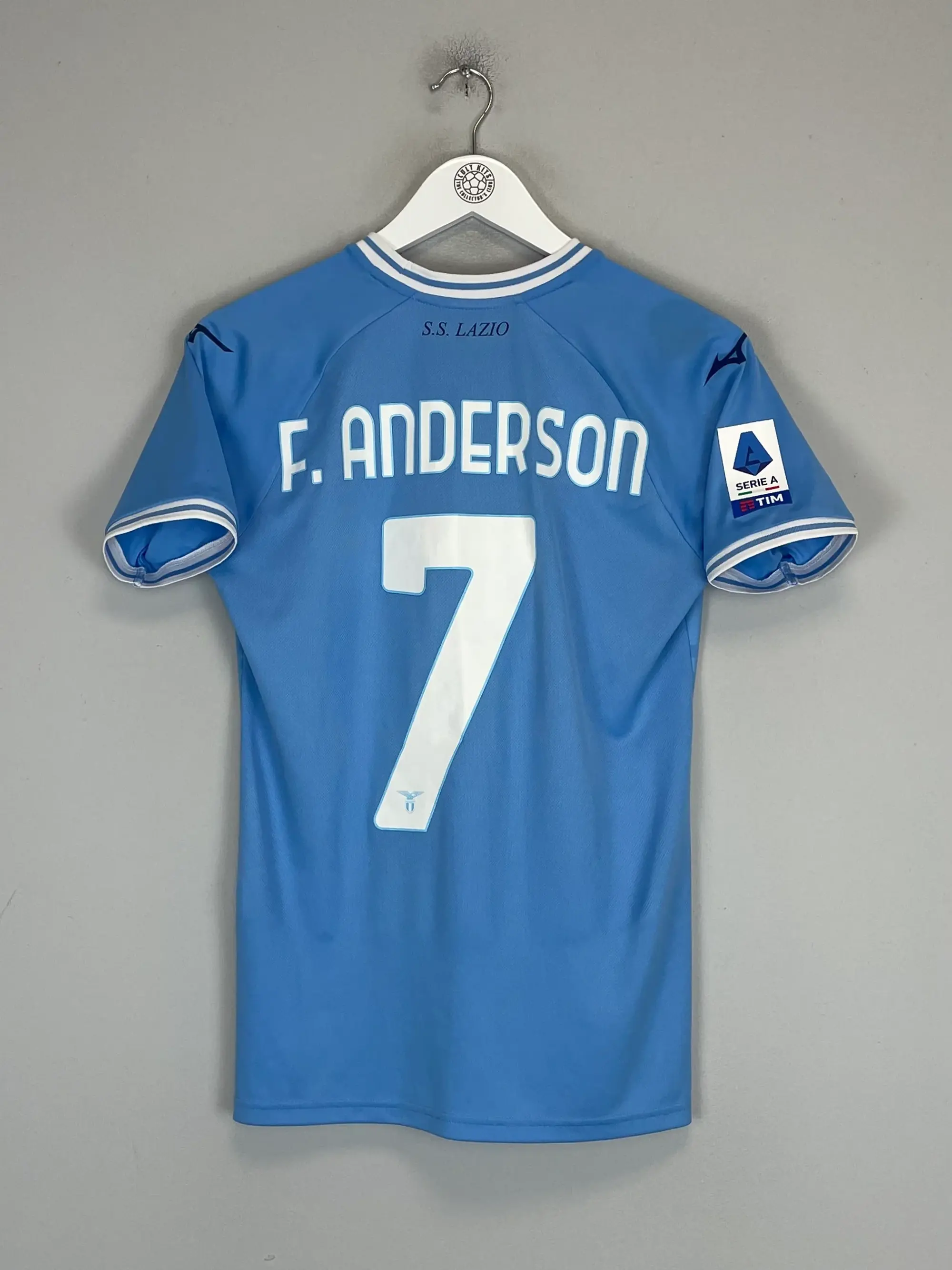 2022/23 LAZIO F.ANDERSON #7 *MATCH ISSUE* HOME SHIRT (S) MIZUNO | CULT KITS