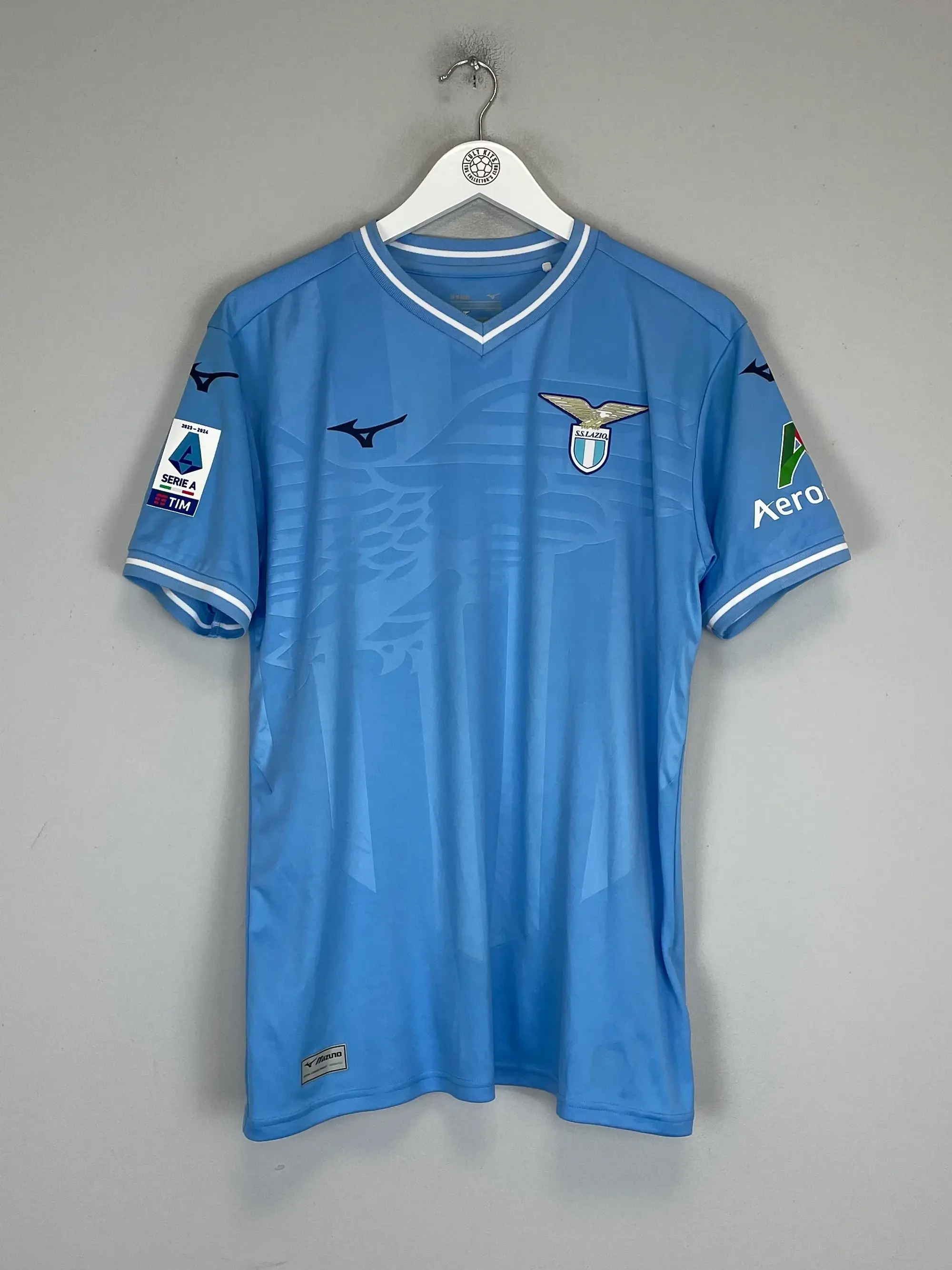 2023/24 LAZIO IMMOBILE #17 *MATCH ISSUE* HOME SHIRT (L) MIZUNO | CULT KITS