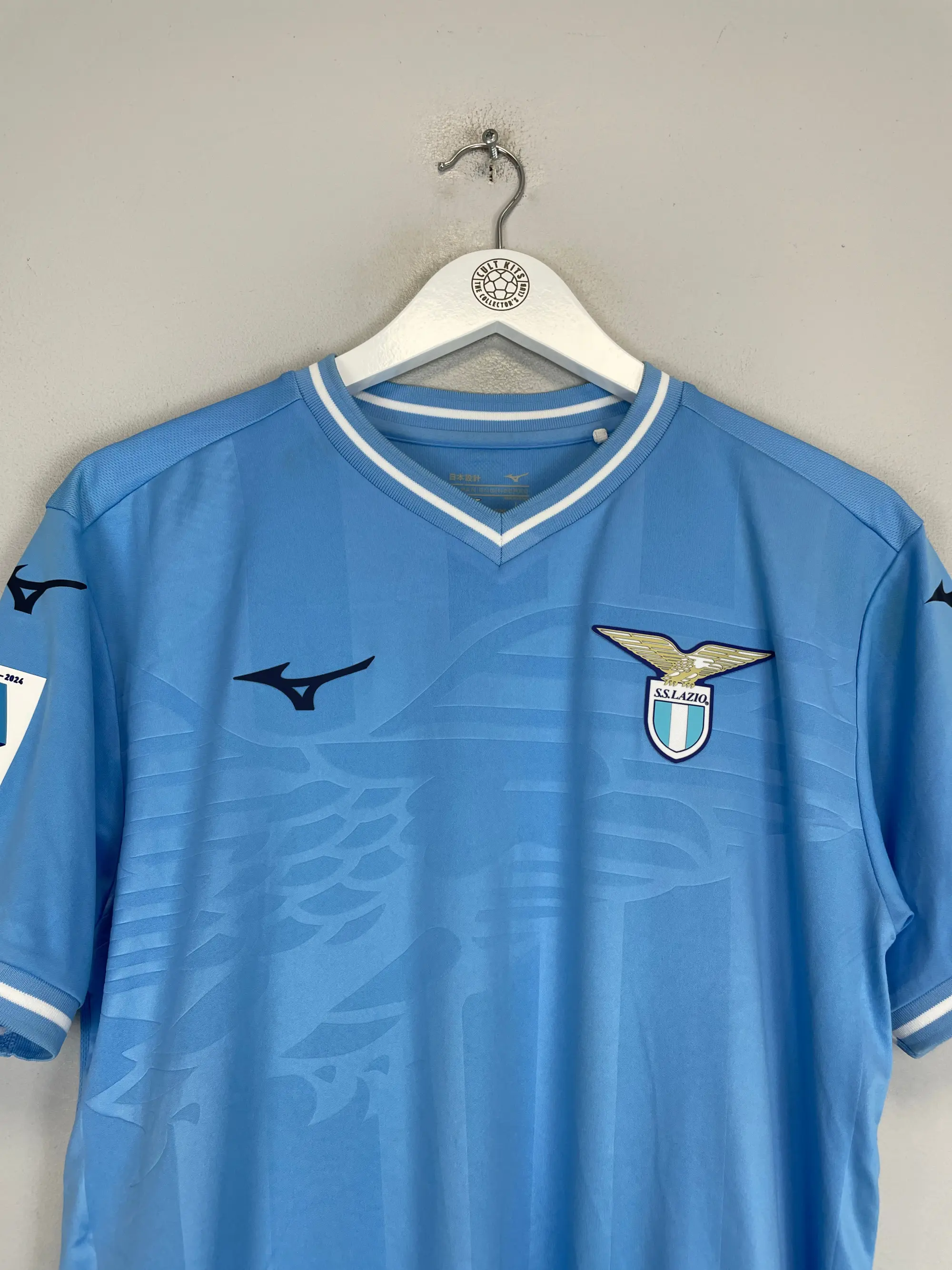 2023/24 LAZIO IMMOBILE #17 *MATCH ISSUE* HOME SHIRT (L) MIZUNO | CULT KITS