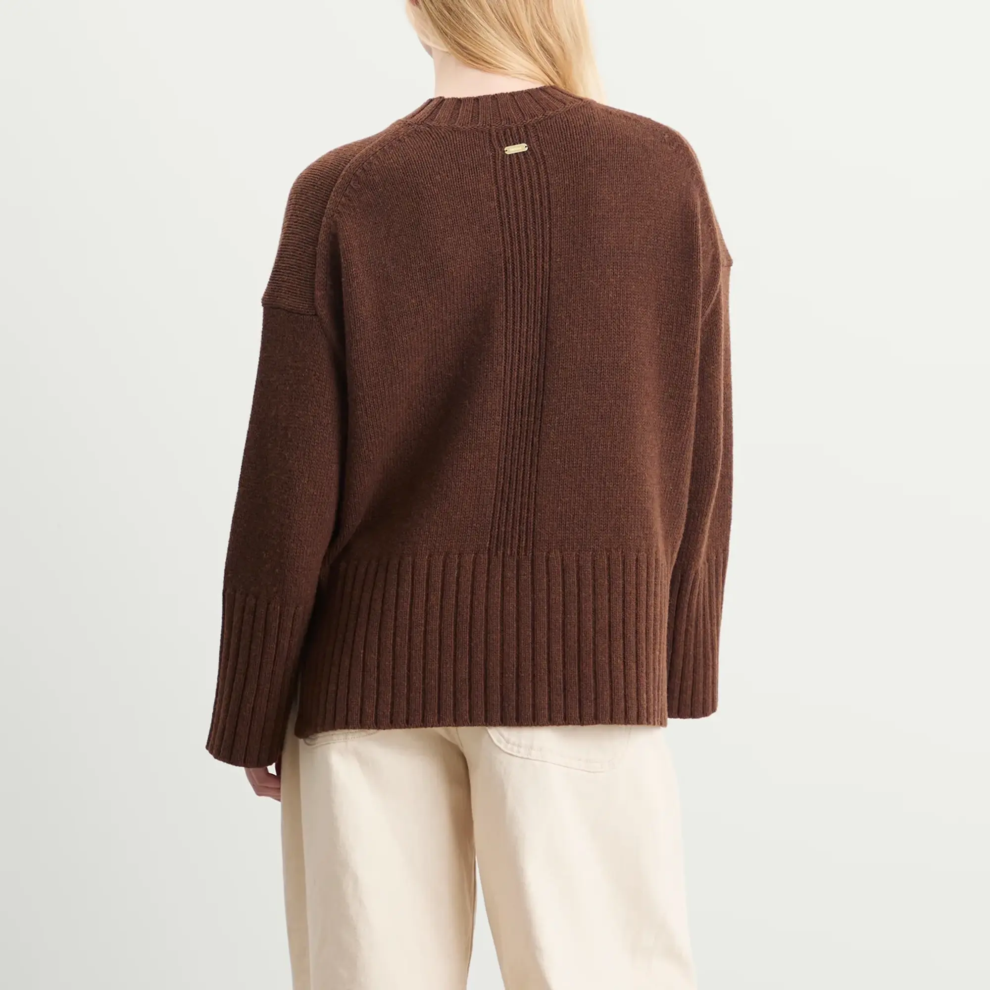 Barbour Women's Sophia Knitted Jumper Vicuna